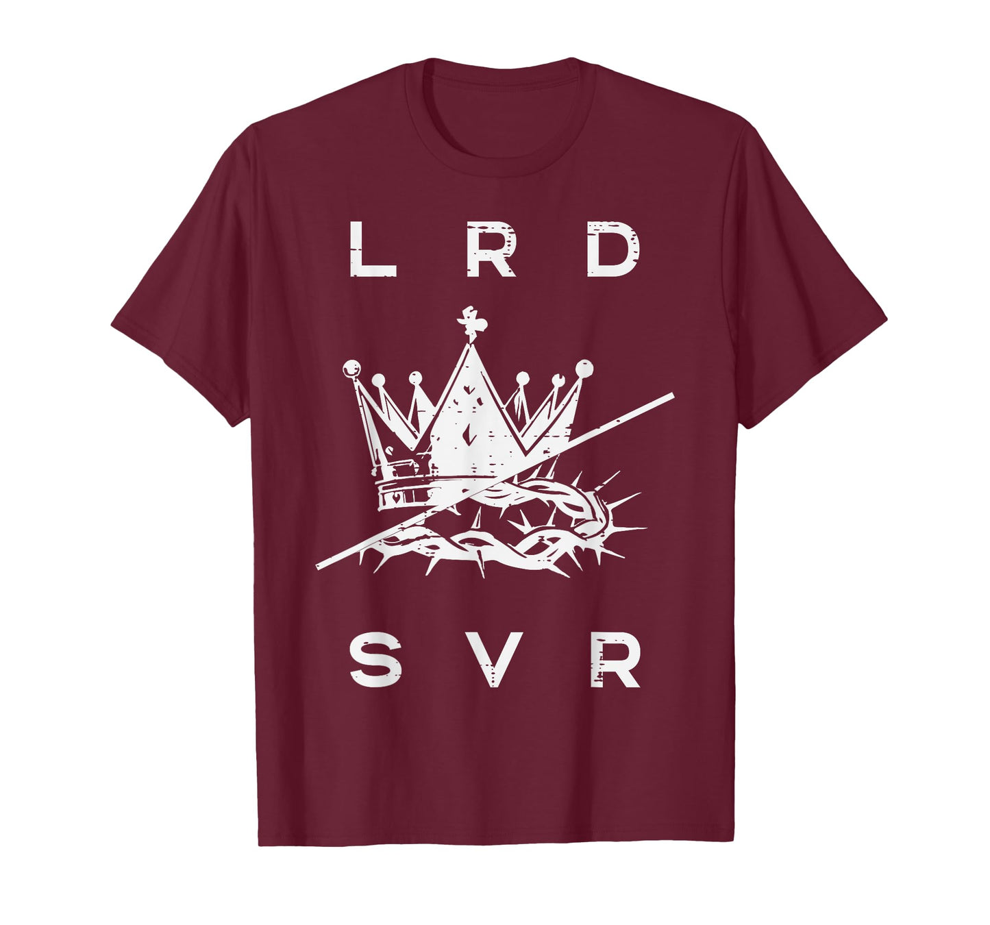 Christian Lrd Svr Crown Jesus Lord Savior Women Men Kids T-Shirt