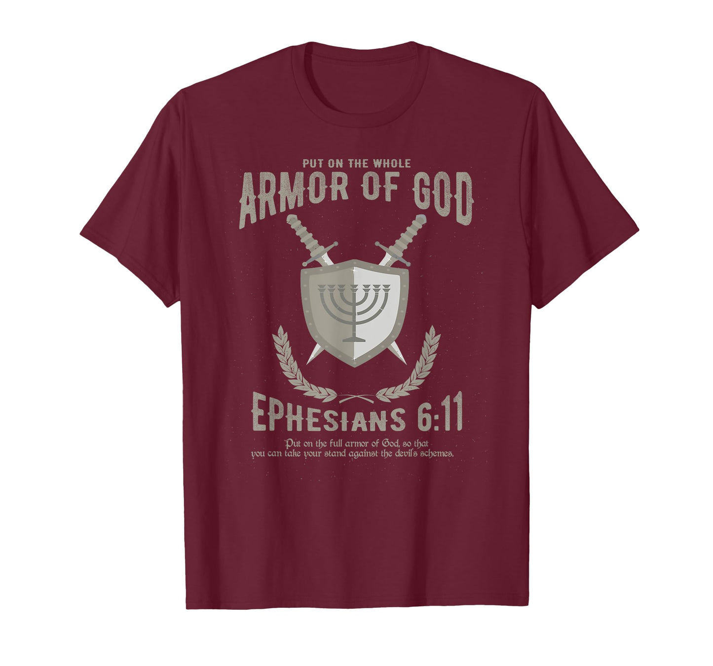Christian Shirt - Put On The Whole Armor Of God - Men Women T-Shirt