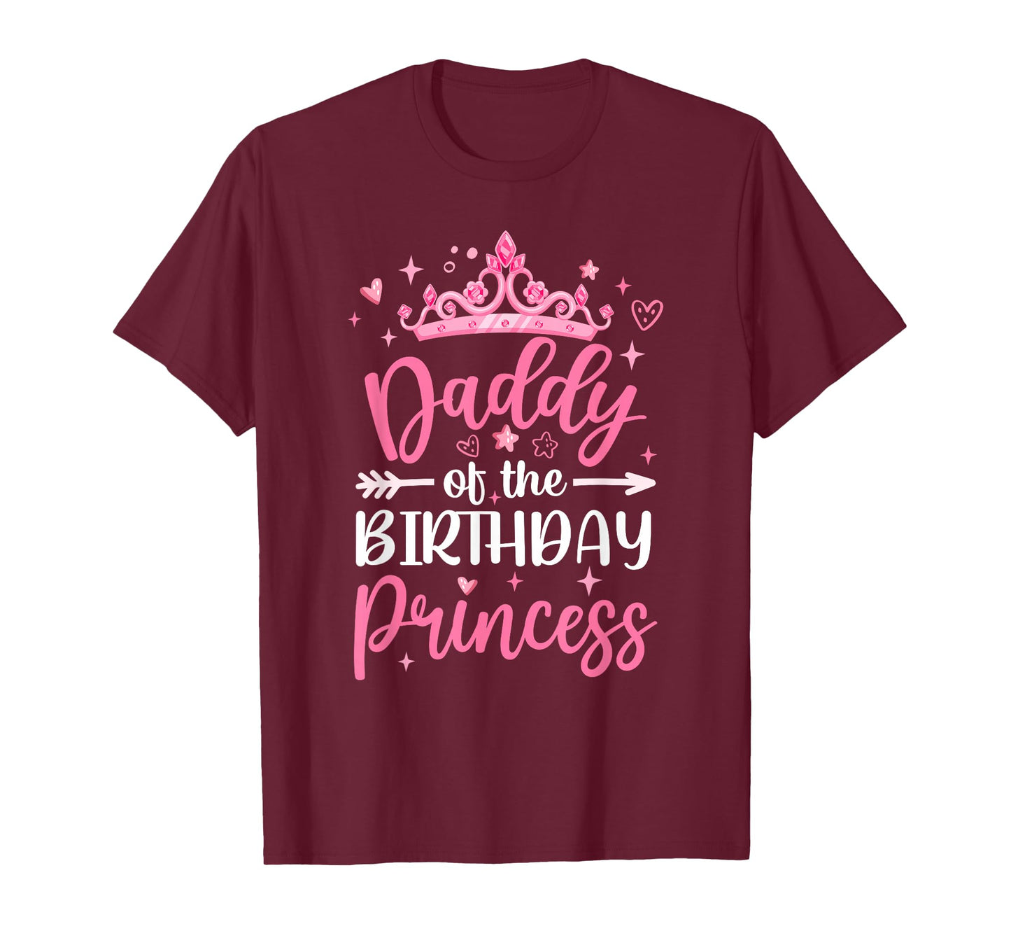 Daddy Of The Birthday Princess Birthday Girl Kid Family T-Shirt