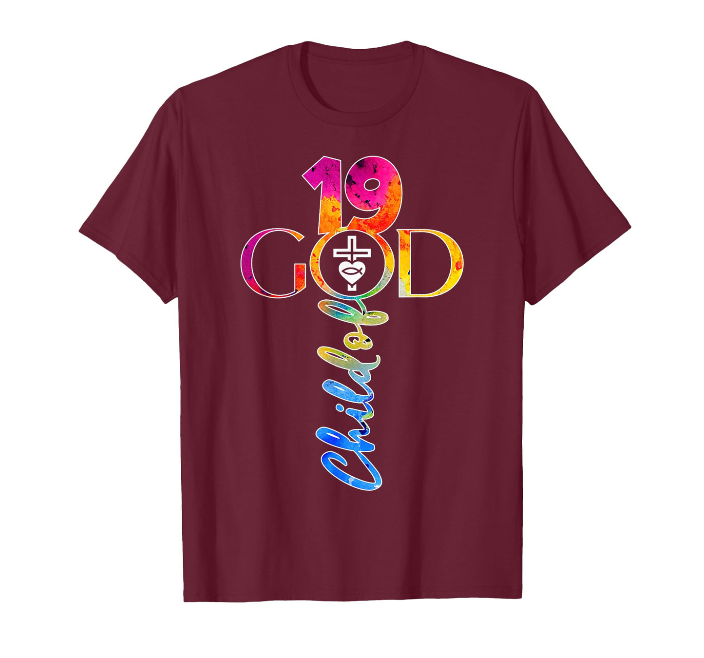 GOD 19 YEARS JESUS 19TH BIRTHDAY T-Shirt