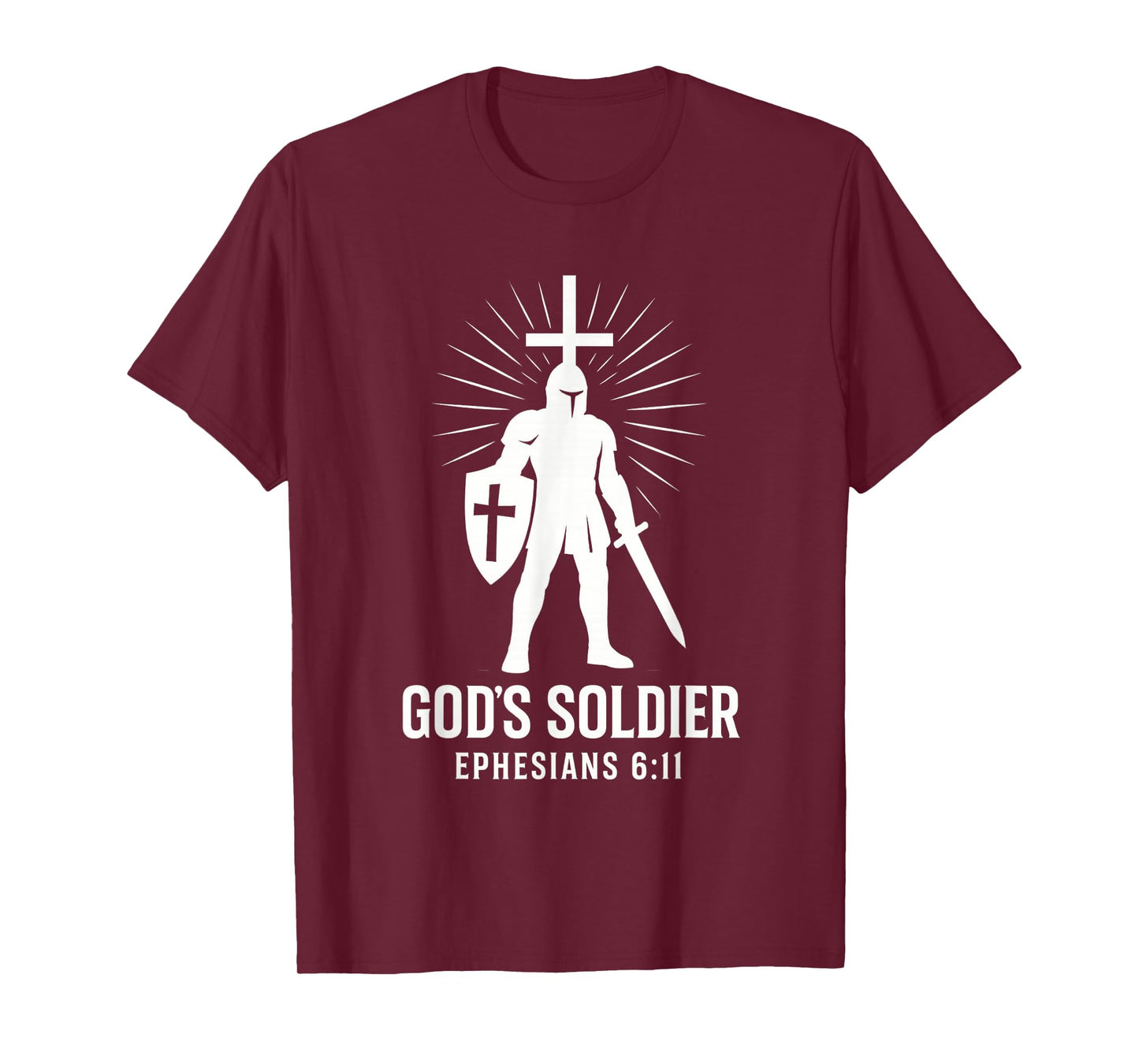 God’s Soldier Christian Ephesians 6:11 Spiritual Armor T-Shirt