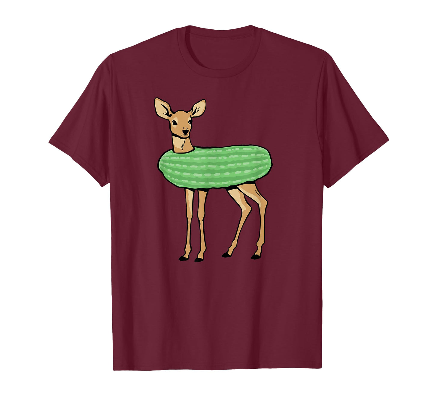 Dill Doe Funny Adult Humor Dill Pickle Deer Redneck Dill Doe T-Shirt, Small, Black