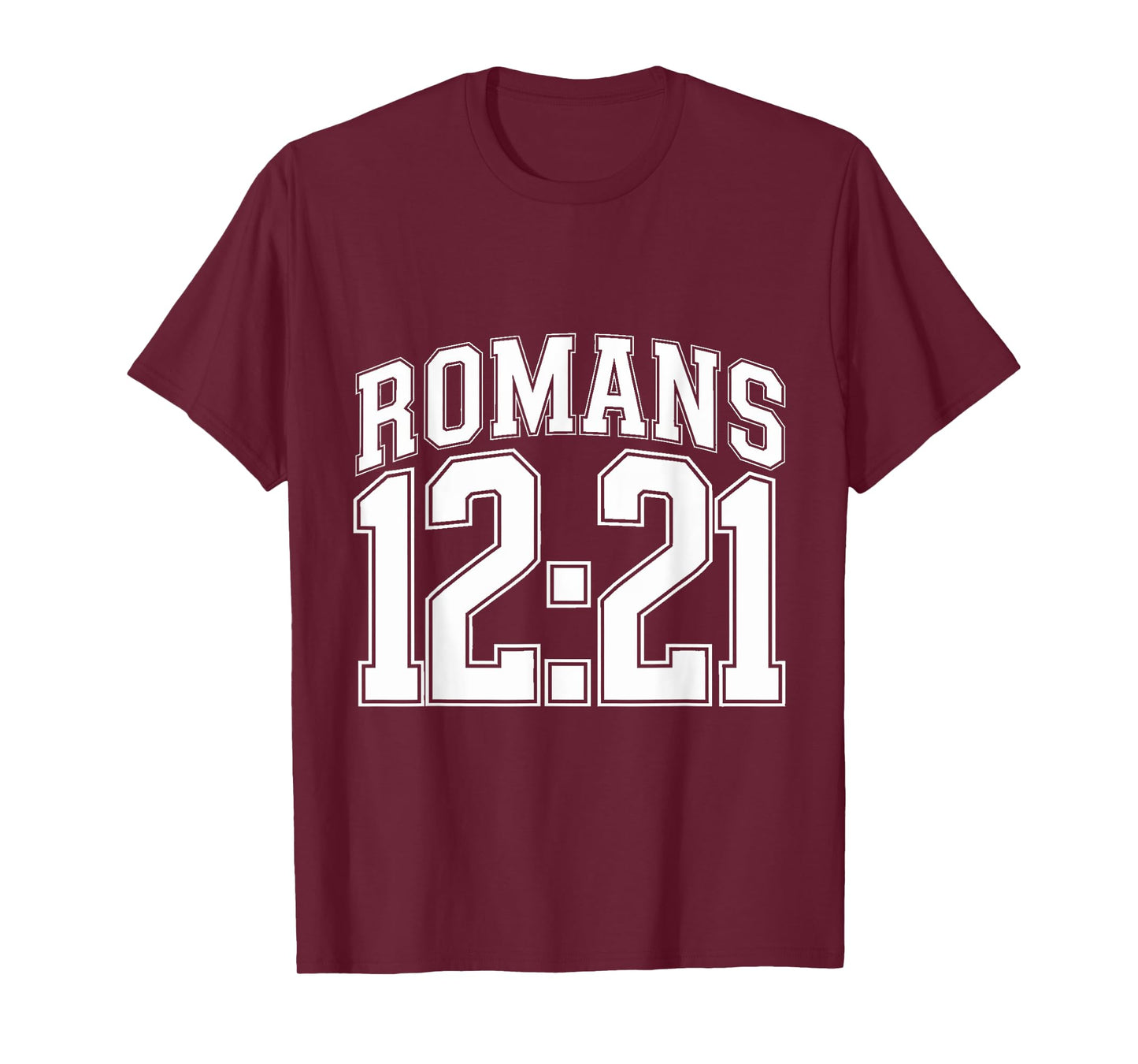 Romans 12:21 Sports Jersey Christian Motivation Apparel T-Shirt