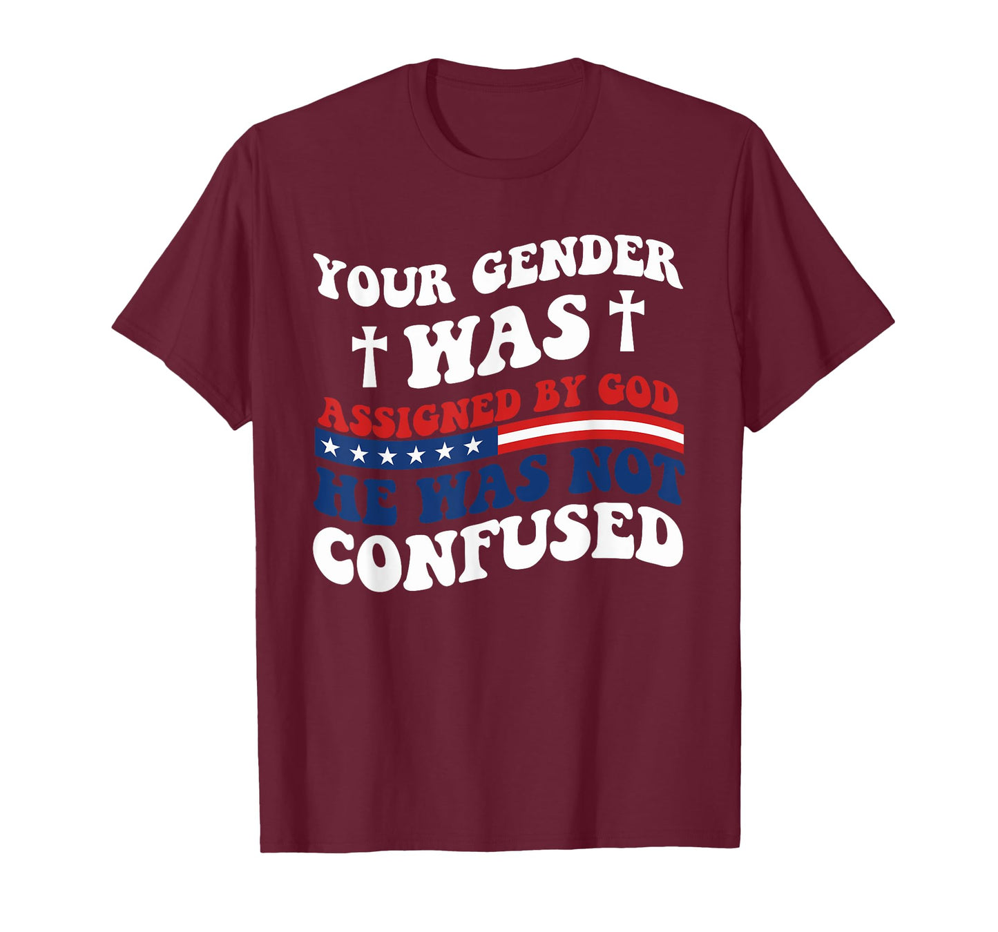 Your Gender Was Assigned By God. He Was Not Confused. T-Shirt