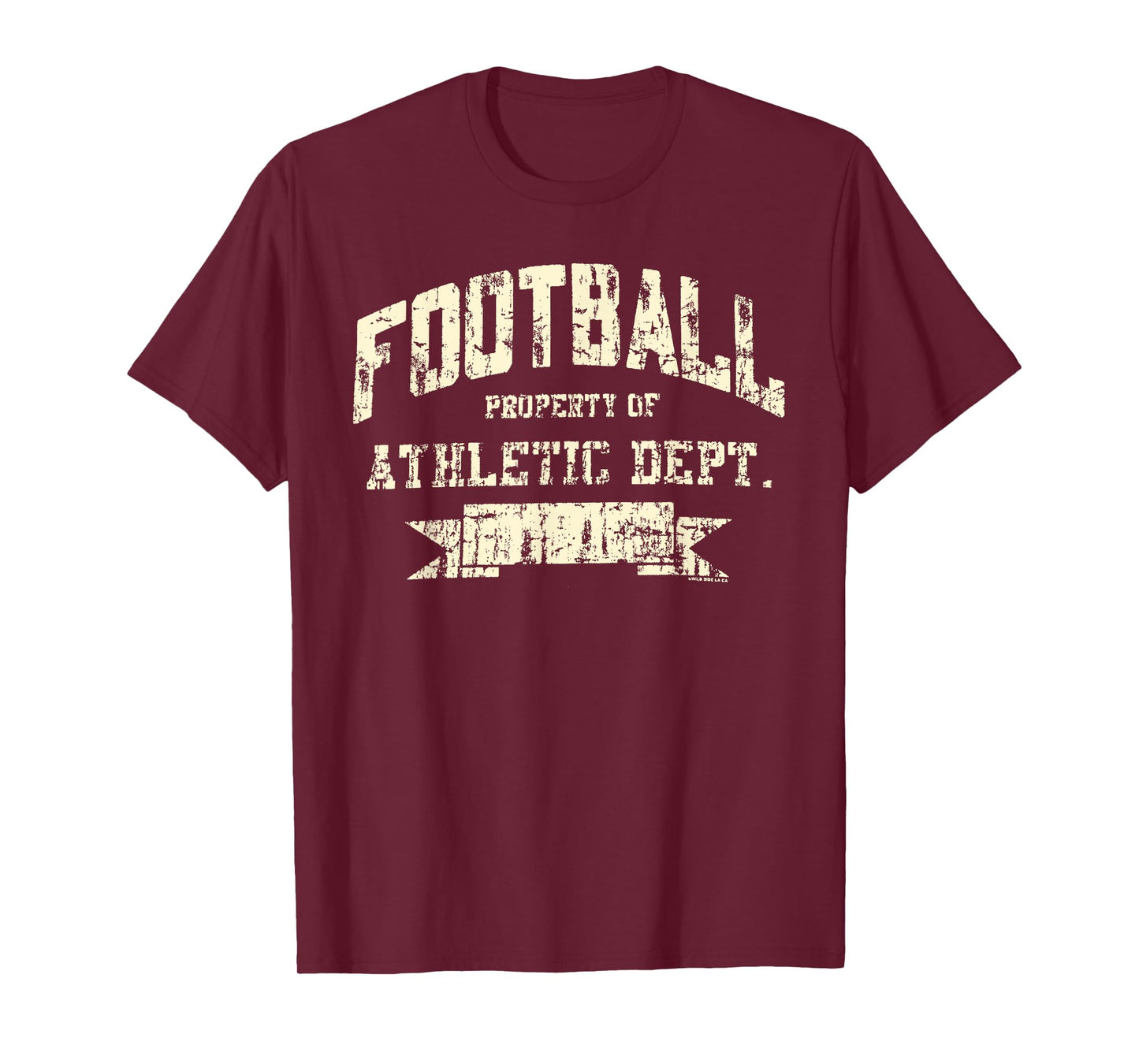 FOOTBALL PROPERTY OF ATHLETIC DEPT. Funny design T-Shirt