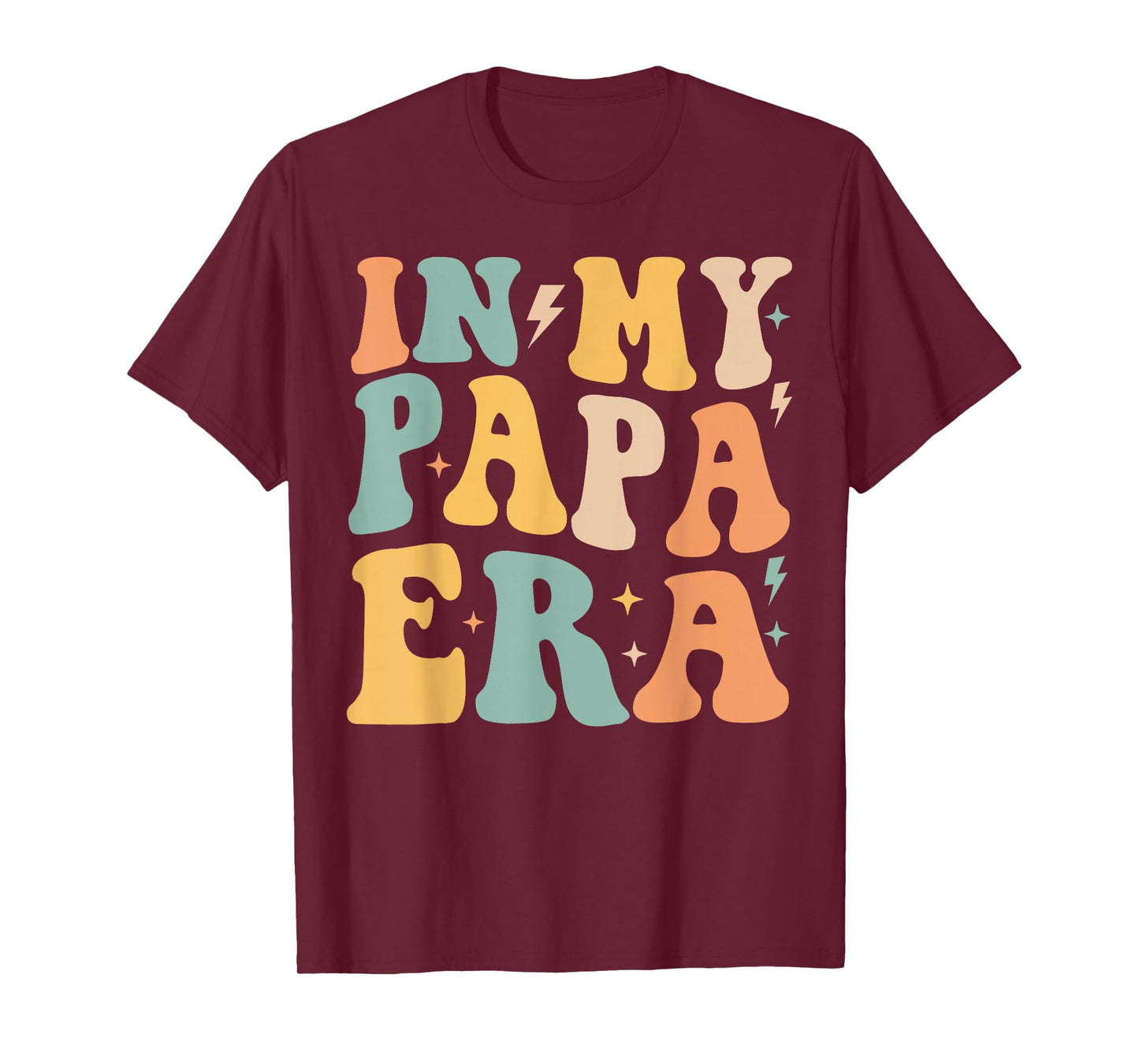 Retro Groovy In My Papa Era Father's Day T-Shirt