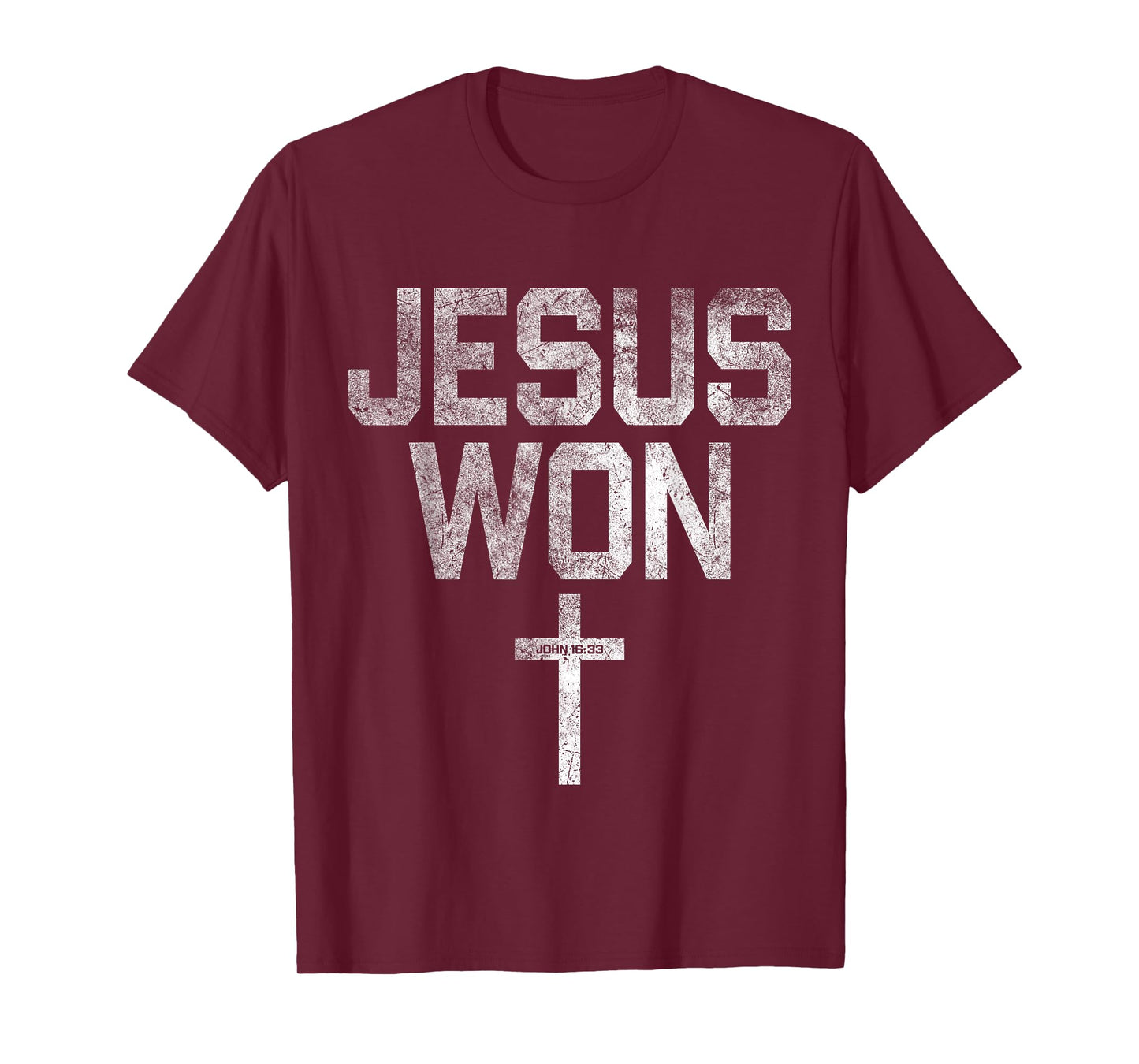 Jesus Won Christian Faith Just Here To Give God Glory Gifts T-Shirt