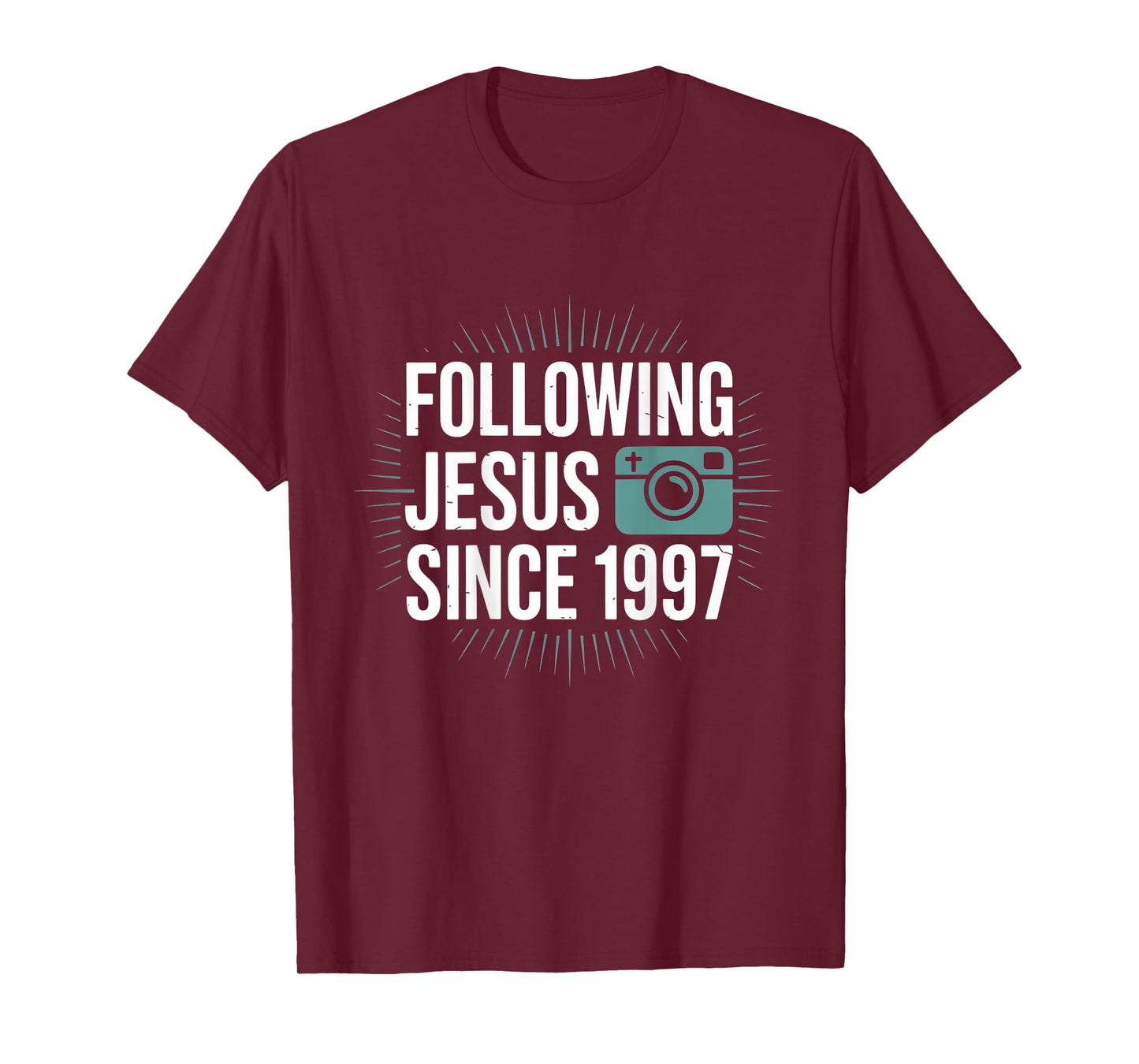 Following Jesus Since 1997 Faithful Journey T-Shirt