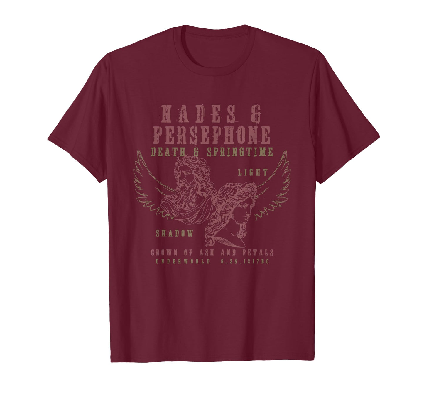 Hades and Persephone Distressed Band World Tour T-Shirt