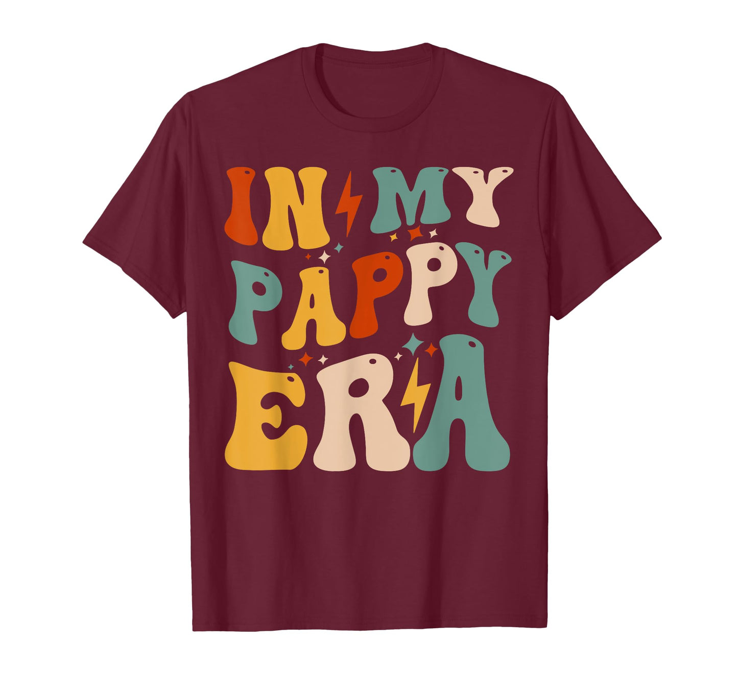 Retro Groovy In My Pappy Era Funny Father's Day For Mens T-Shirt