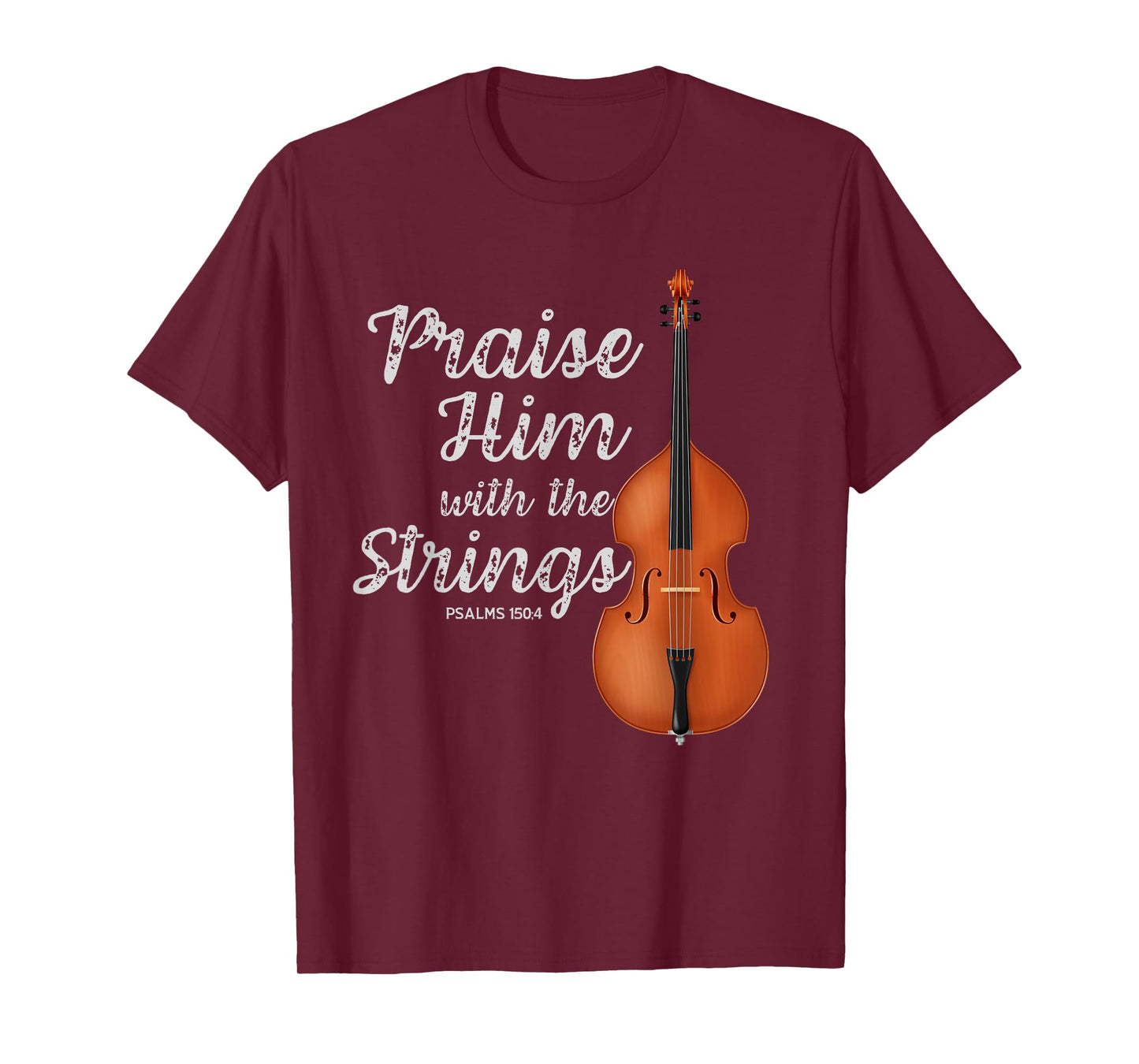Christian, Double Bass, Upright Bass, Instrument T-Shirt