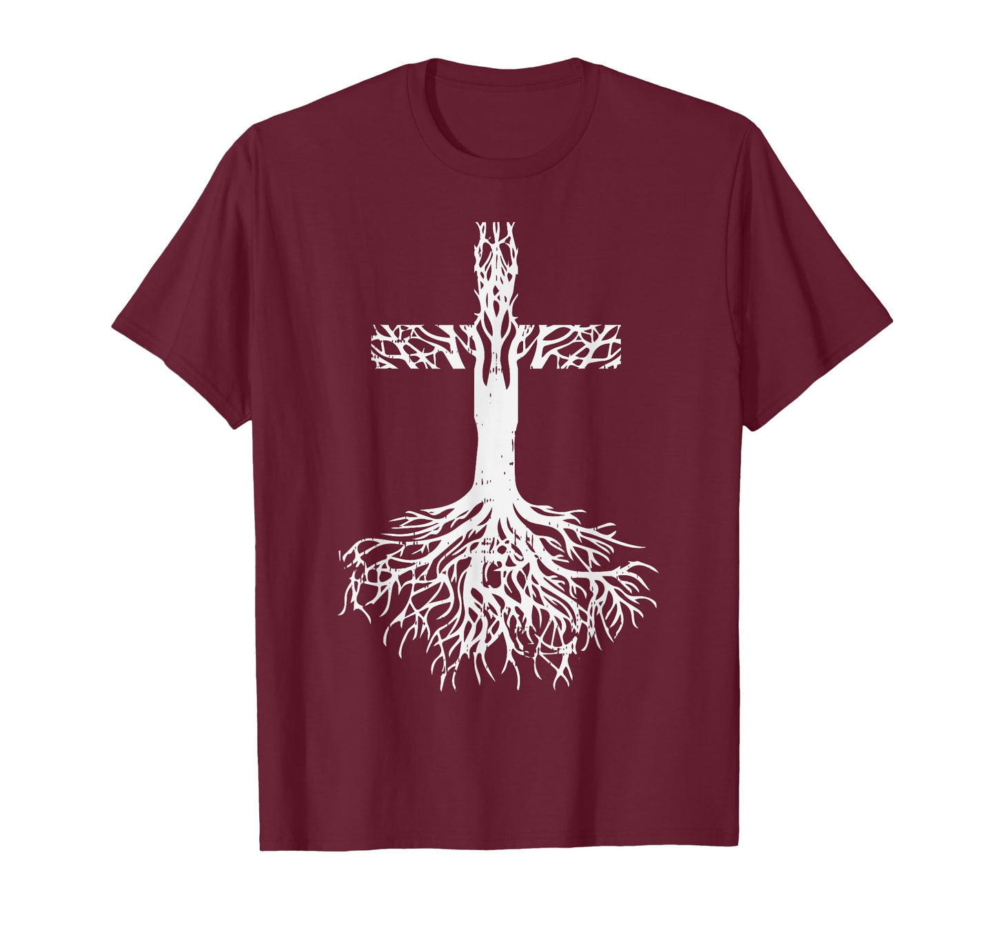 Cross Roots God Jesus Christ Faith Religious Christian Gift T-Shirt