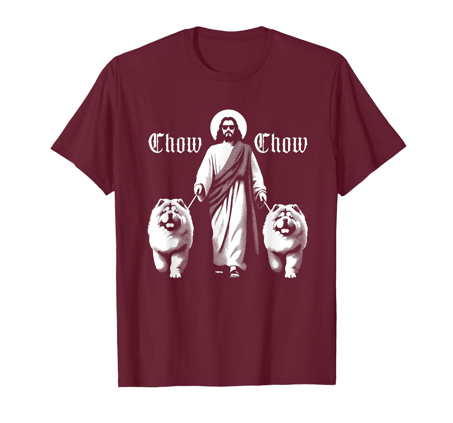 Jesus Chow Chow Dogs - Funny Christian Religious Dog Lover T-Shirt