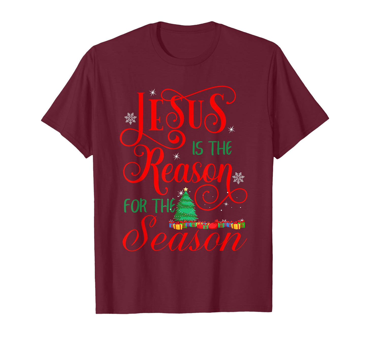 Jesus Is The Reason For The Season Christian Christmas T-Shirt