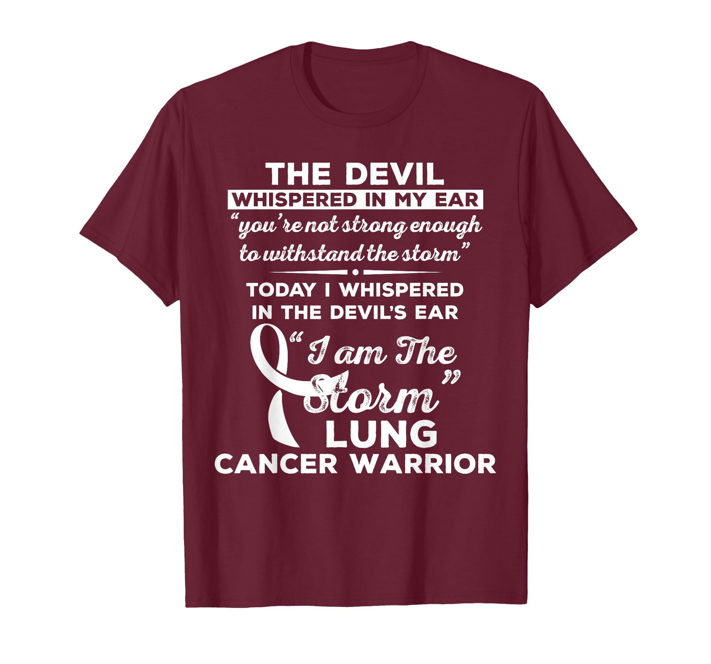 I Am the Storm Lung Cancer Warrior T-Shirt T-Shirt