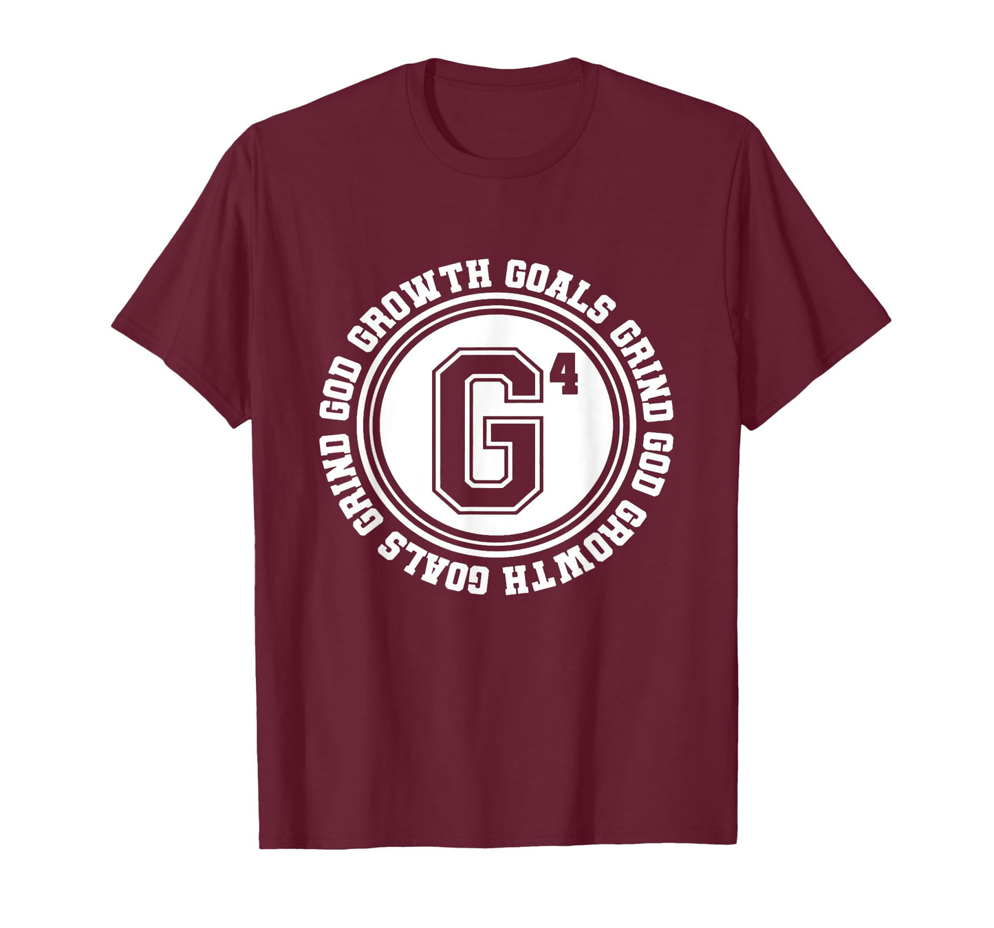 G4 God Goals Grind Growth Funny Christian T-Shirt