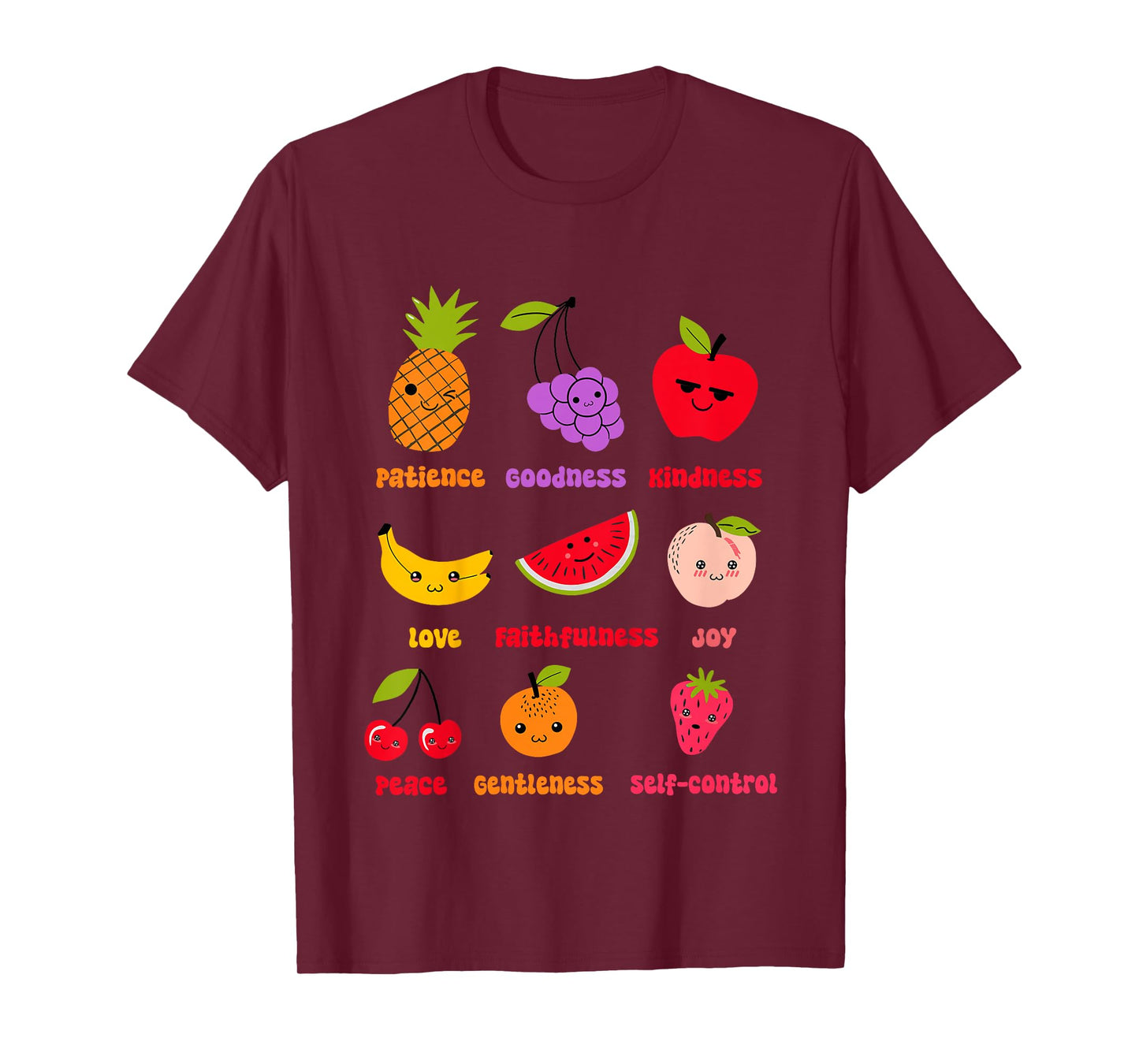 Christian Faith Religious Baby Fruits Fruit Of The Spirit T-Shirt