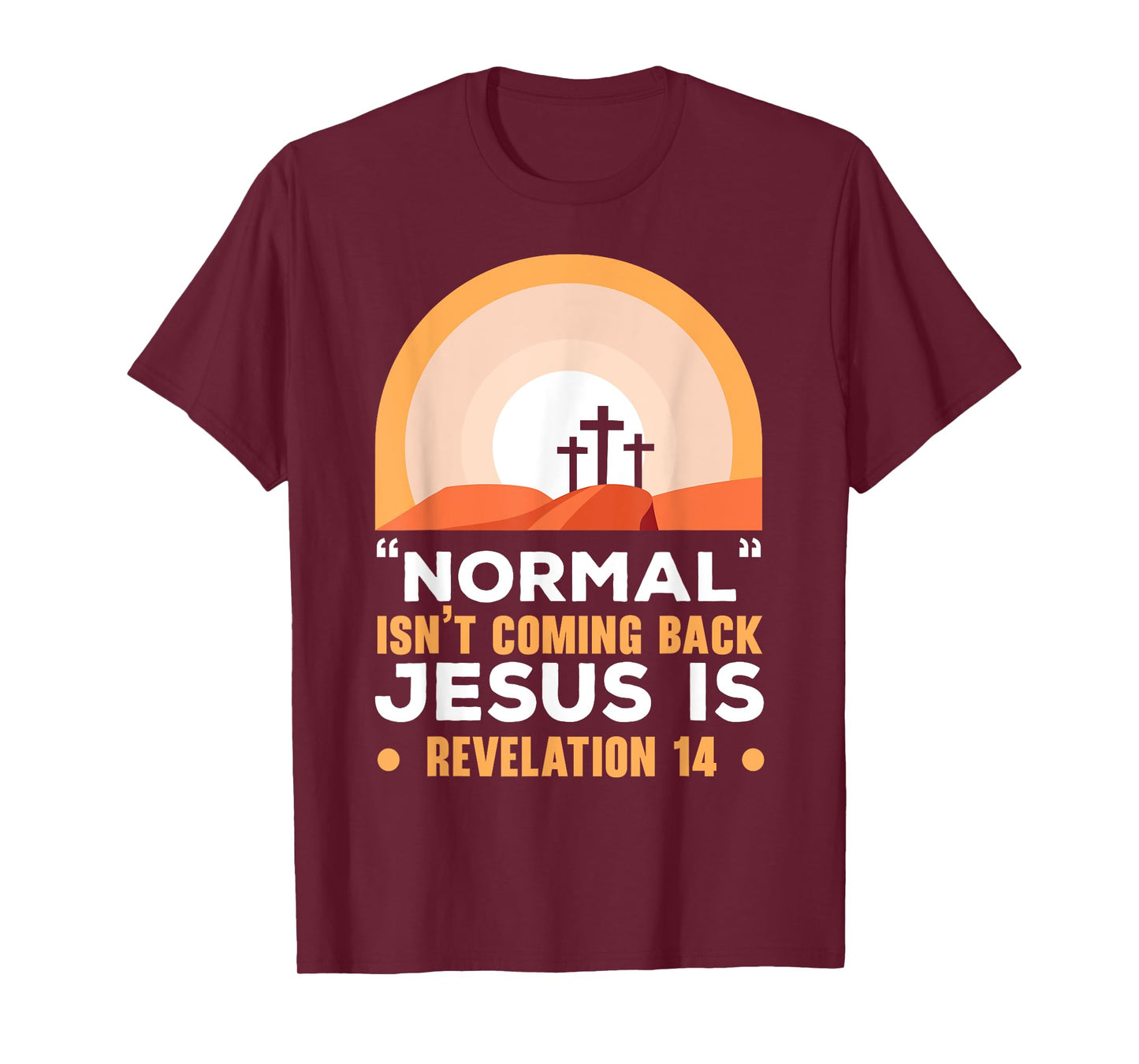 Normal Isn't Coming Back Jesus Is Christian Believer T-Shirt