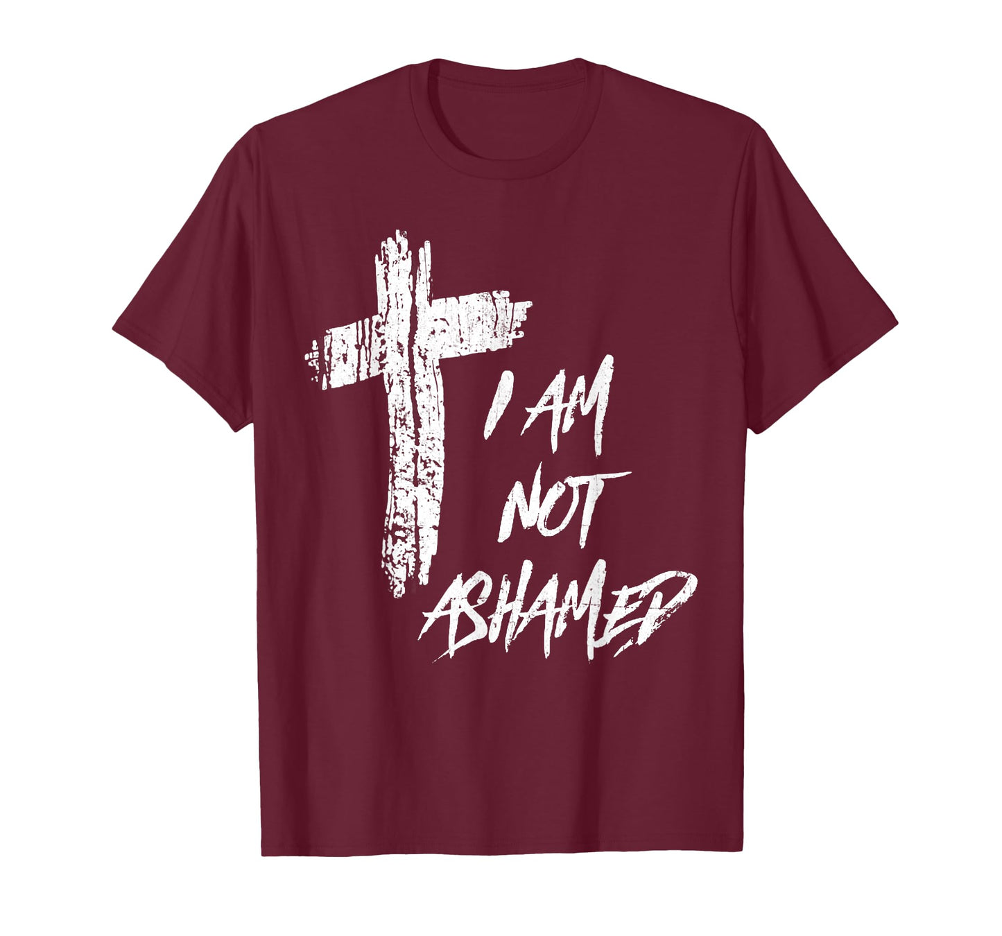 Vintage I Am Not Ashamed Cross Christian Collection T-Shirt