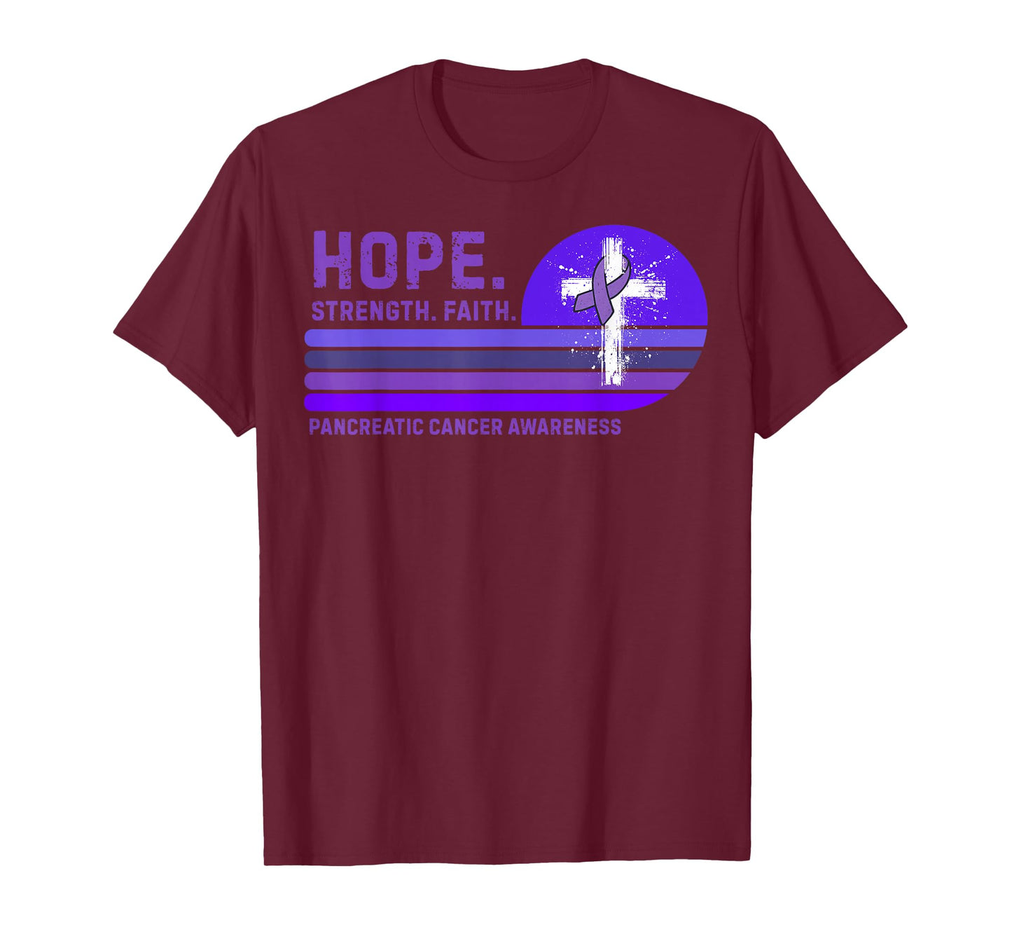 Faith Pancreatic Cancer Awareness T-Shirt