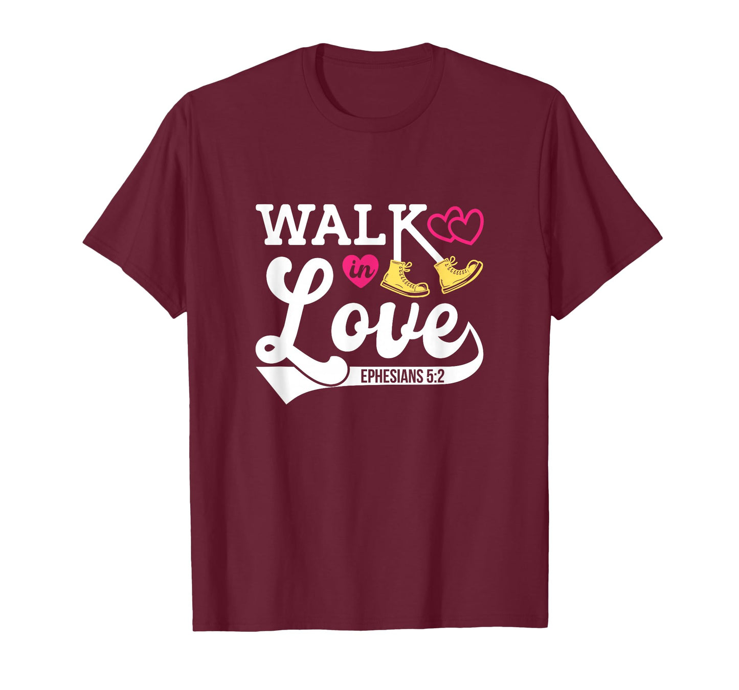 Walk in Love, Women and Youth T-Shirt