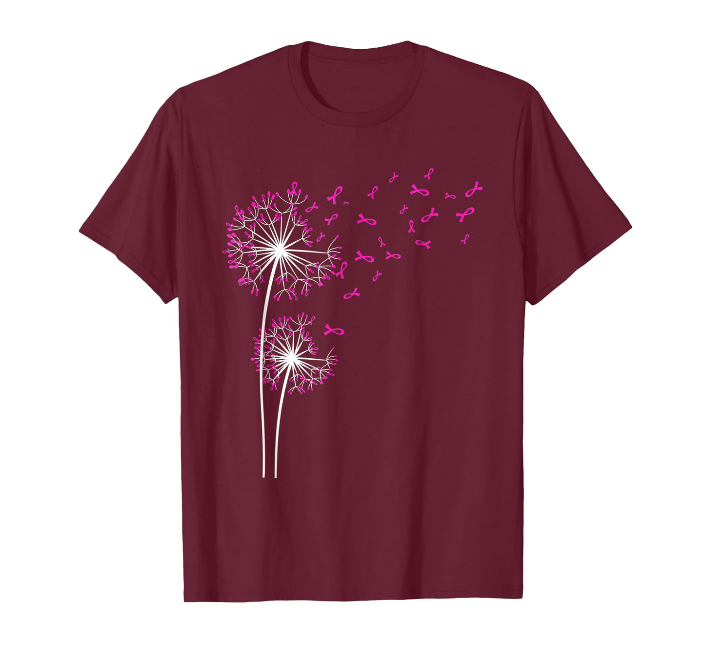 Breast Cancer Awareness Faith Hope Love Sun Flower Ribbon T-Shirt