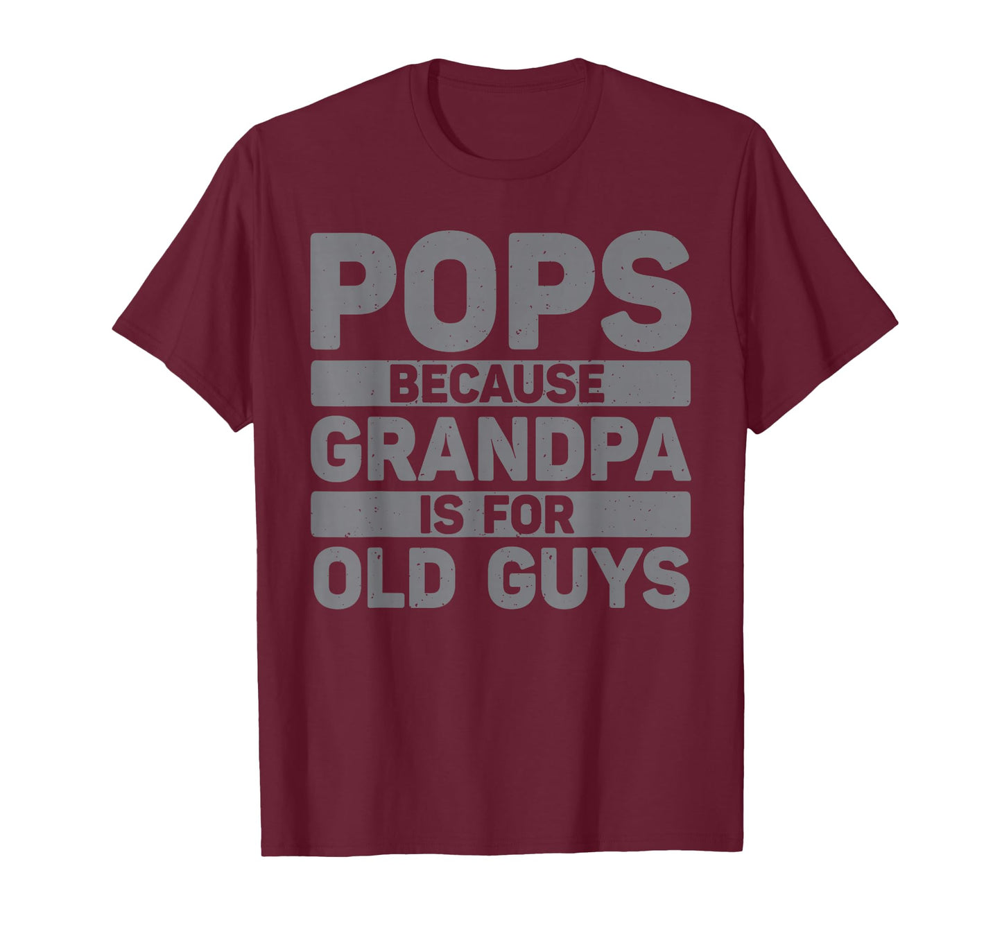 Pops Design For Grandpa From Grandkids Father's Day Pops T-Shirt