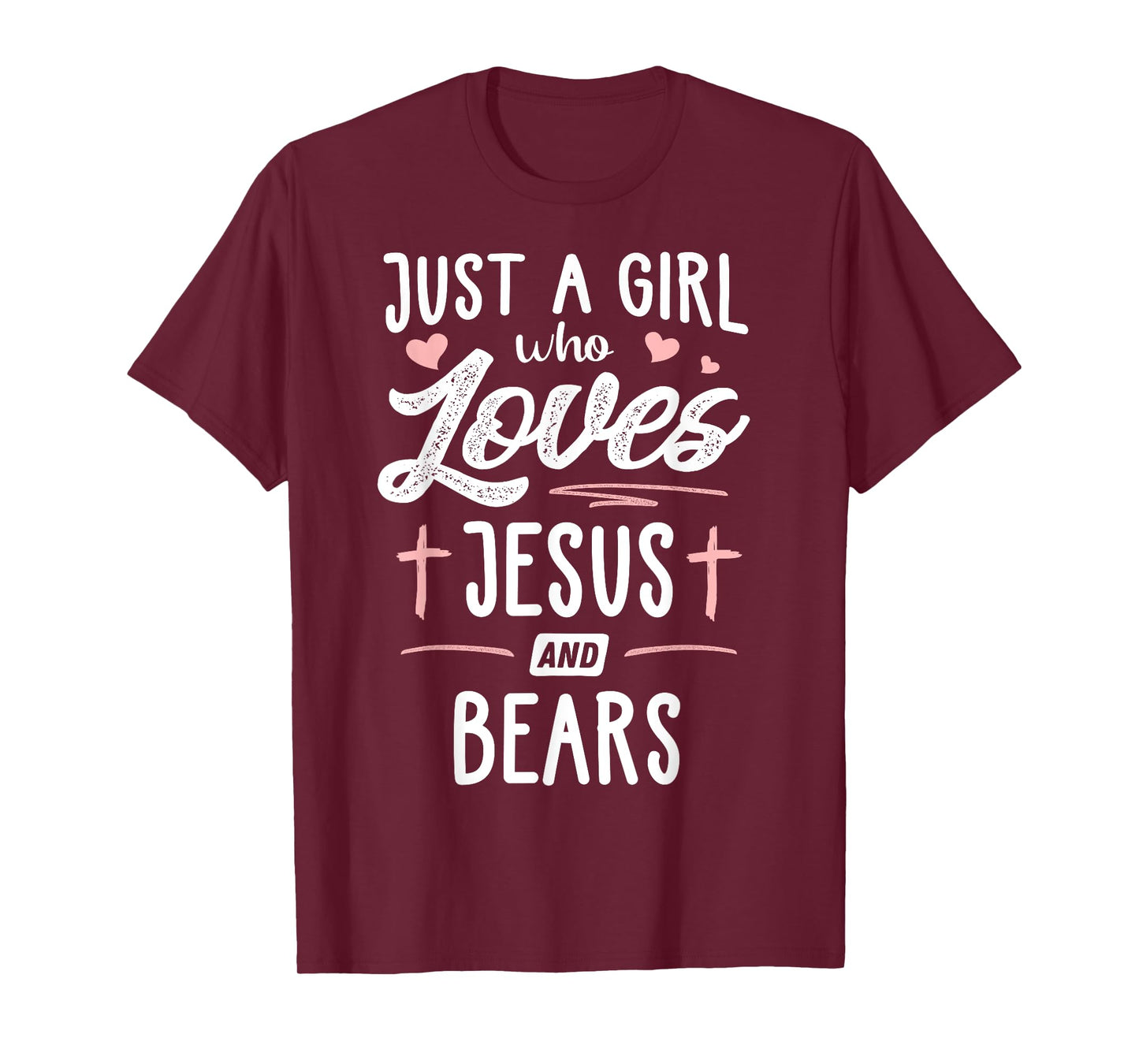 Just A Girl Who Loves Jesus And Bears Gift Women T-Shirt