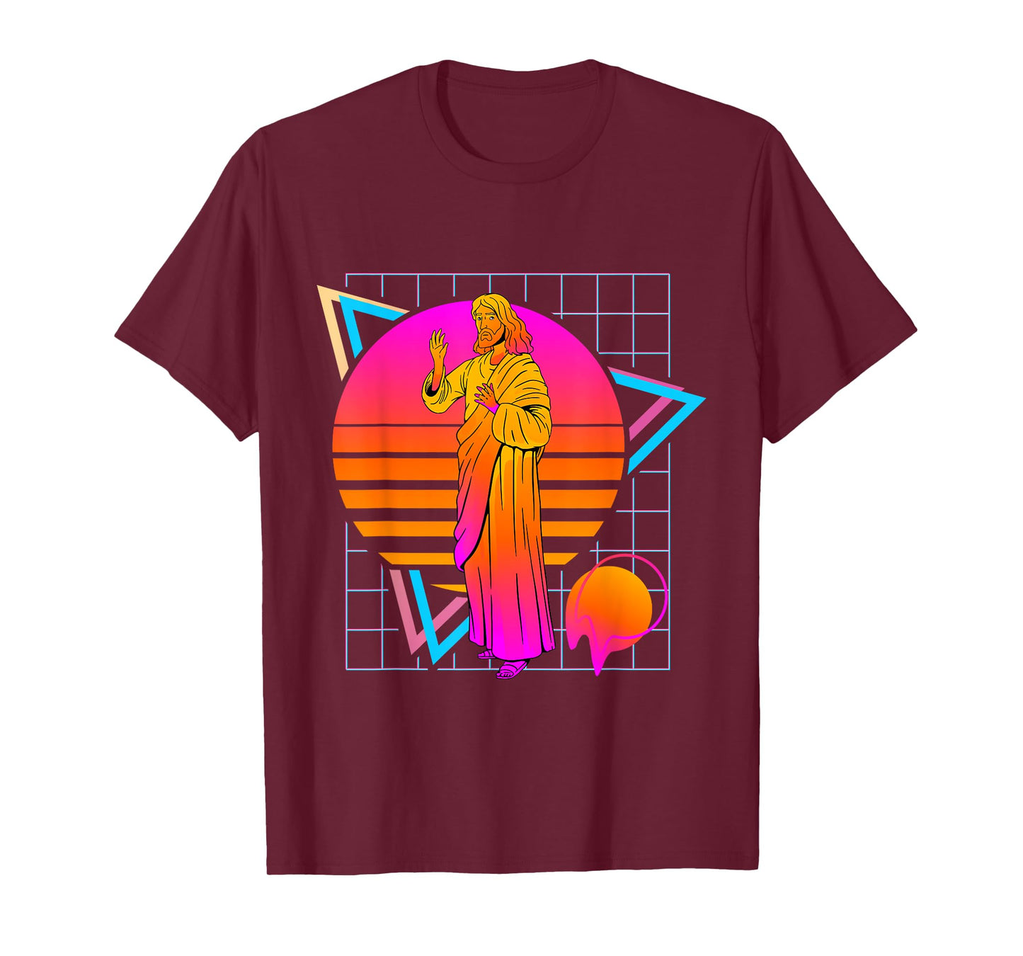 Jesus Retro 80s Style Vintage Religion T-Shirt