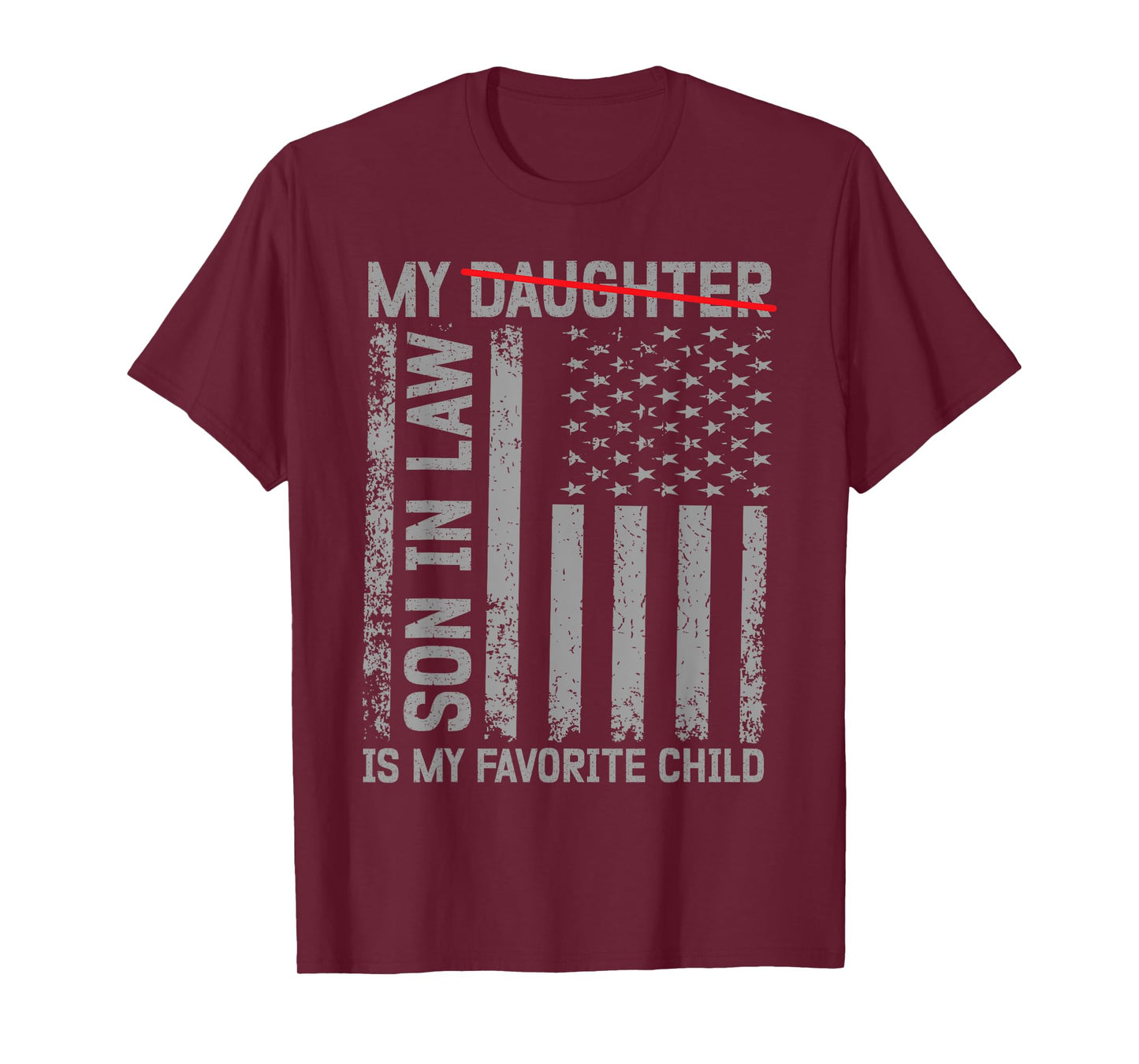 My Daughter In Law Is My Favorite Child Retro Vintage T-Shirt