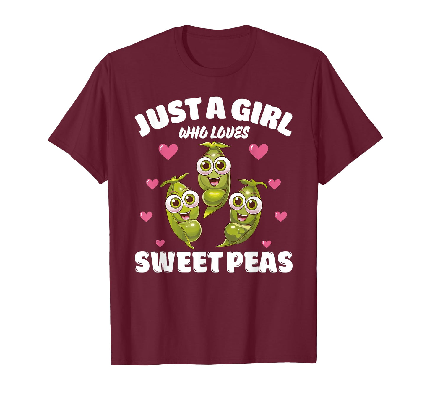 Just A Girl Who Loves Sweet Peas, Sweet Pea Flowers Lover T-Shirt