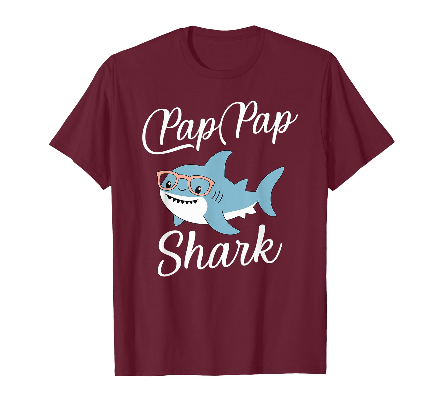 Pap-Pap Shark Funny Matching Family Grandpa PapPap T-Shirt