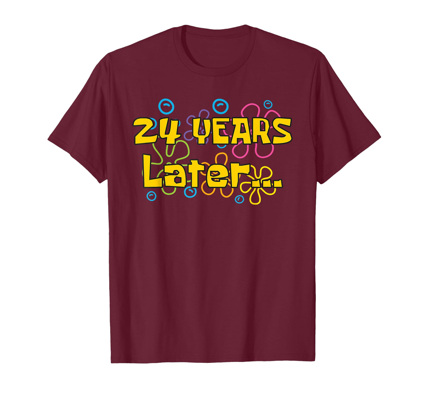 24 Years Old 24th Birthday Funny Quote Birthday Party Meme T-Shirt