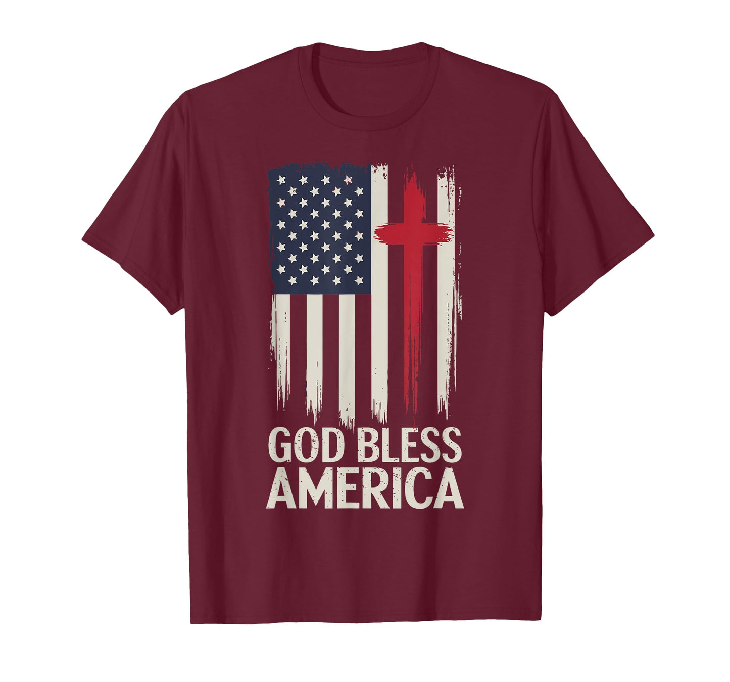 God Bless America Christian Patriot Pride Apparel T-Shirt