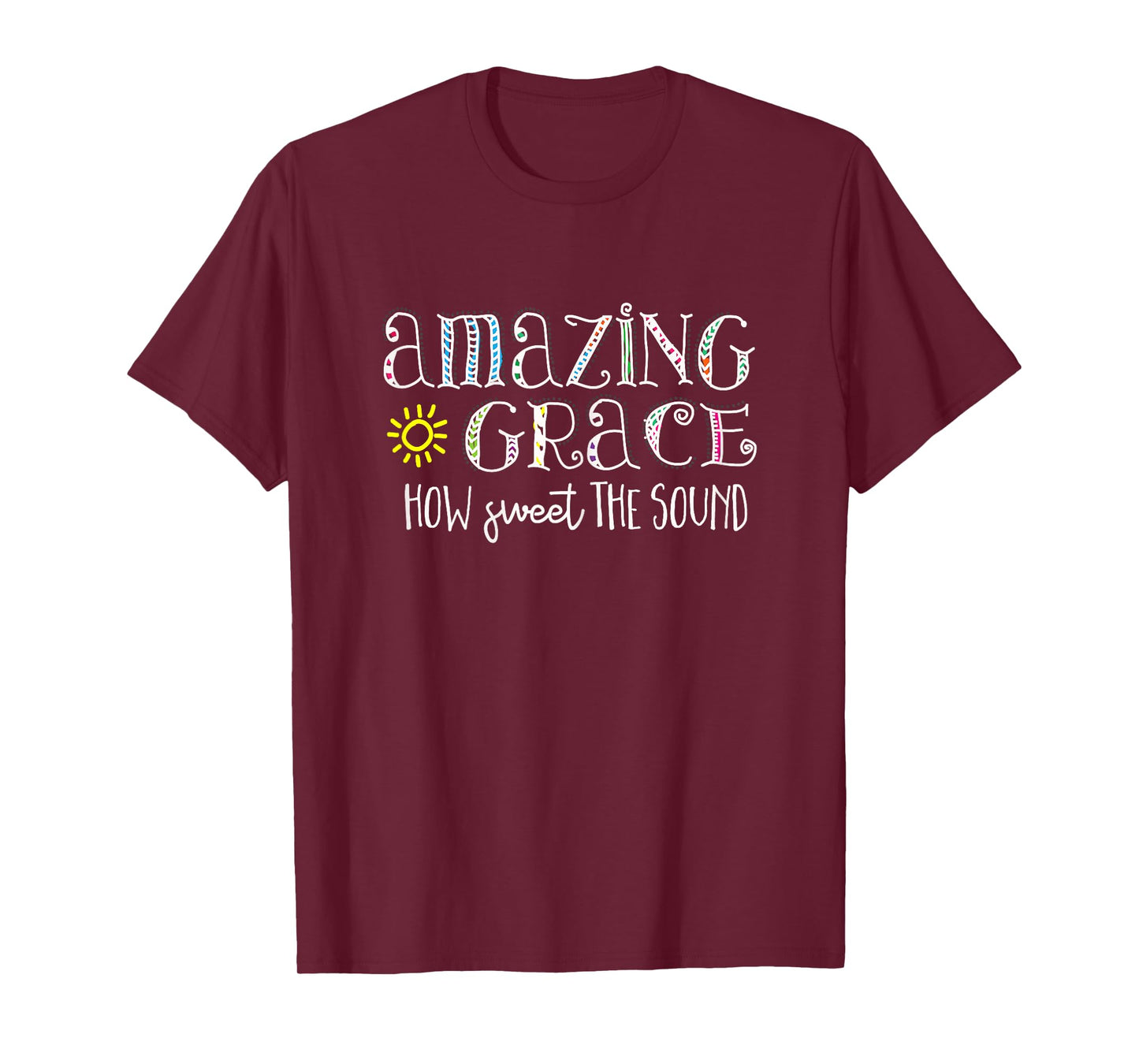 Christian t shirt Amazing Grace how sweet the sound