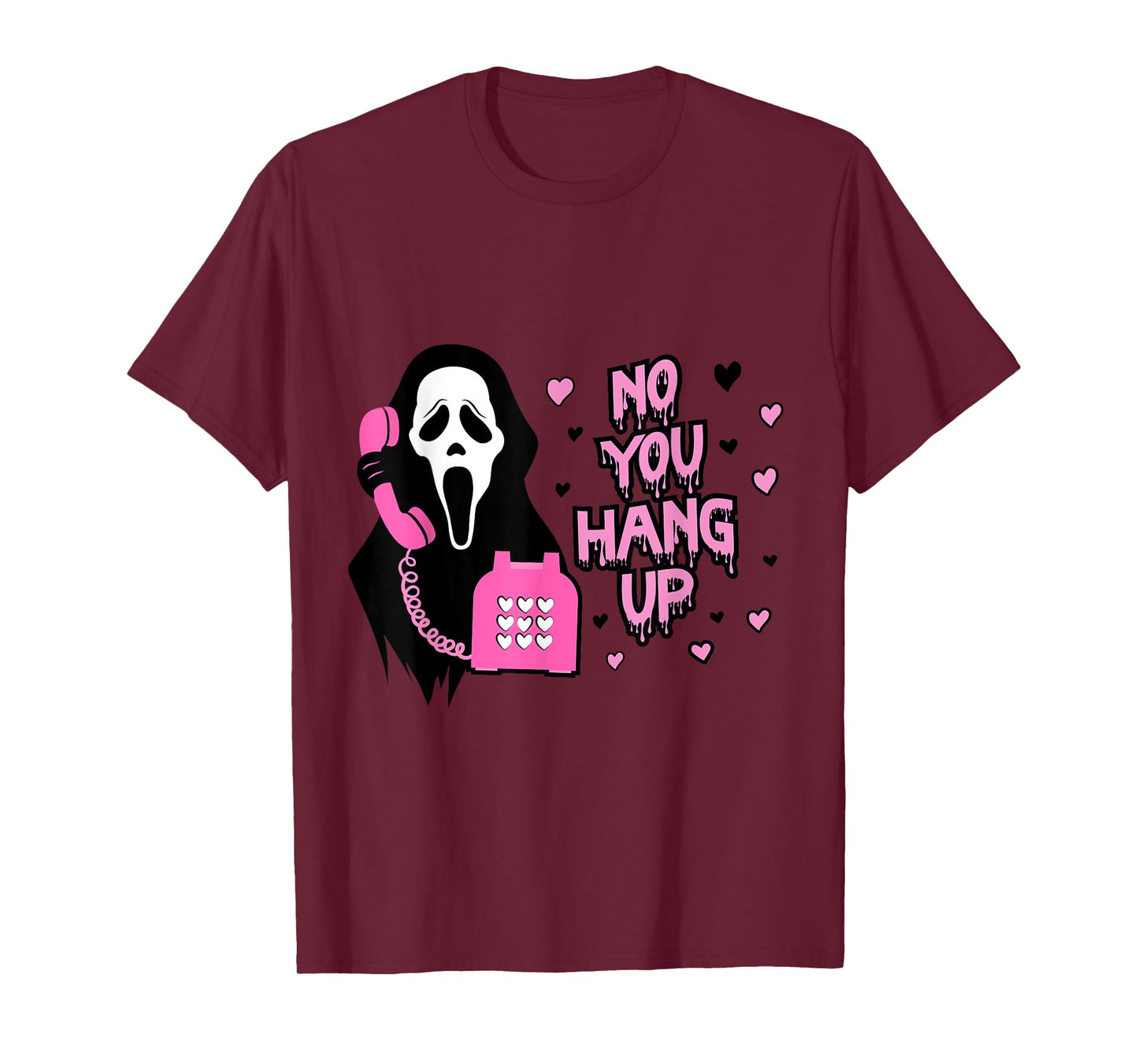 No You Hang Up Cute Playful Romantic Conversation Quote T-Shirt
