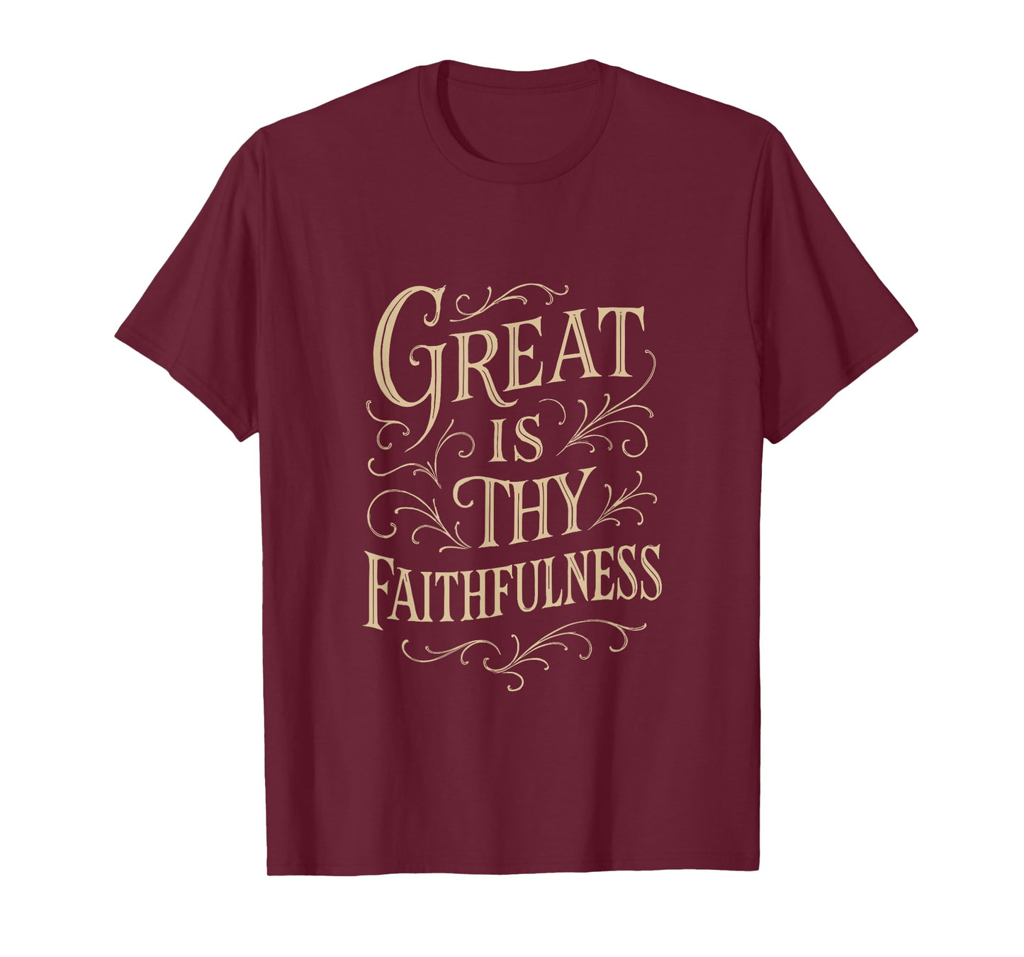 HYMN - Great is Thy Faithfulness - Christian Praise Worship T-Shirt