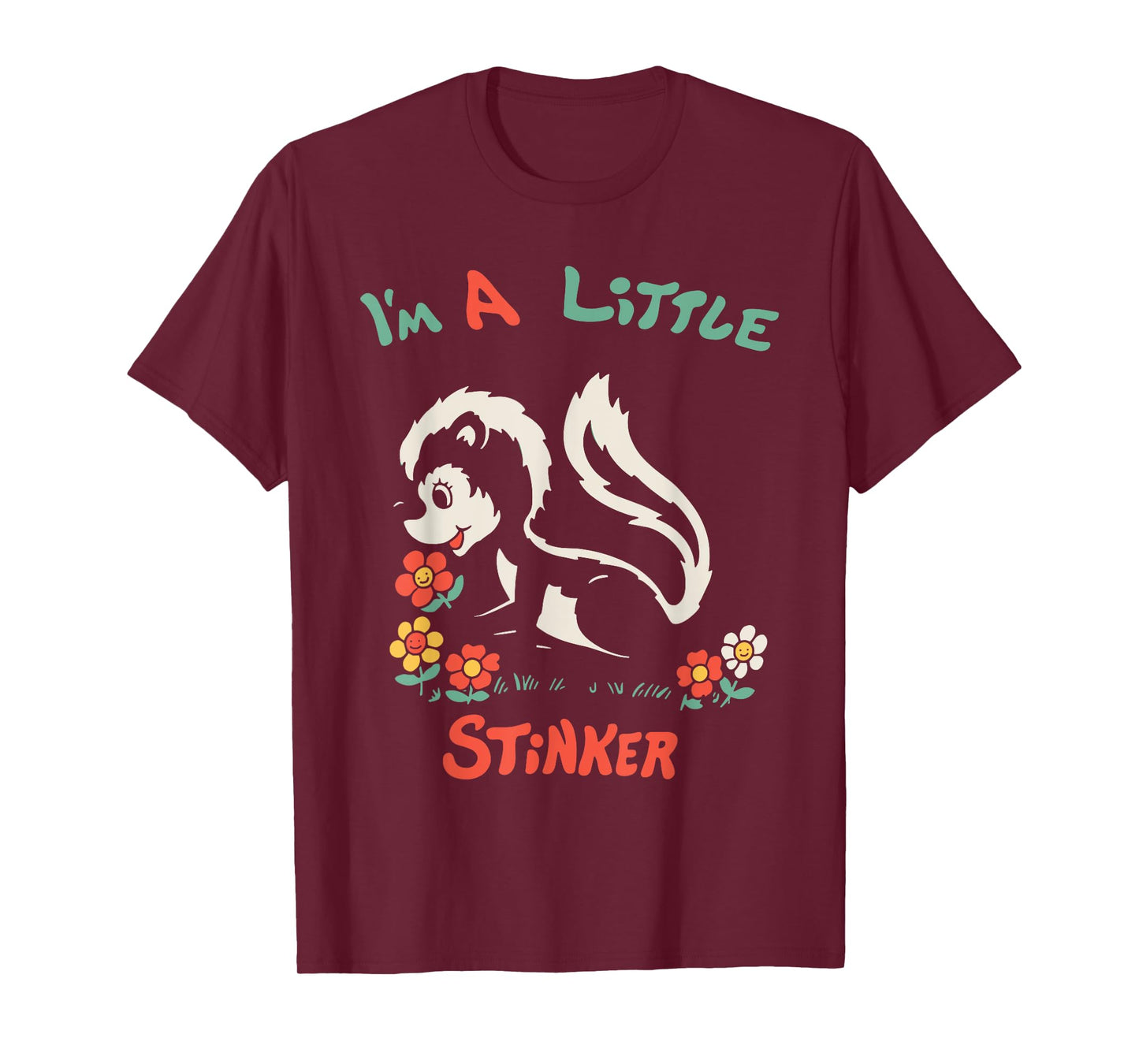 I'm A Little Stinker Funny Skunk T-Shirt