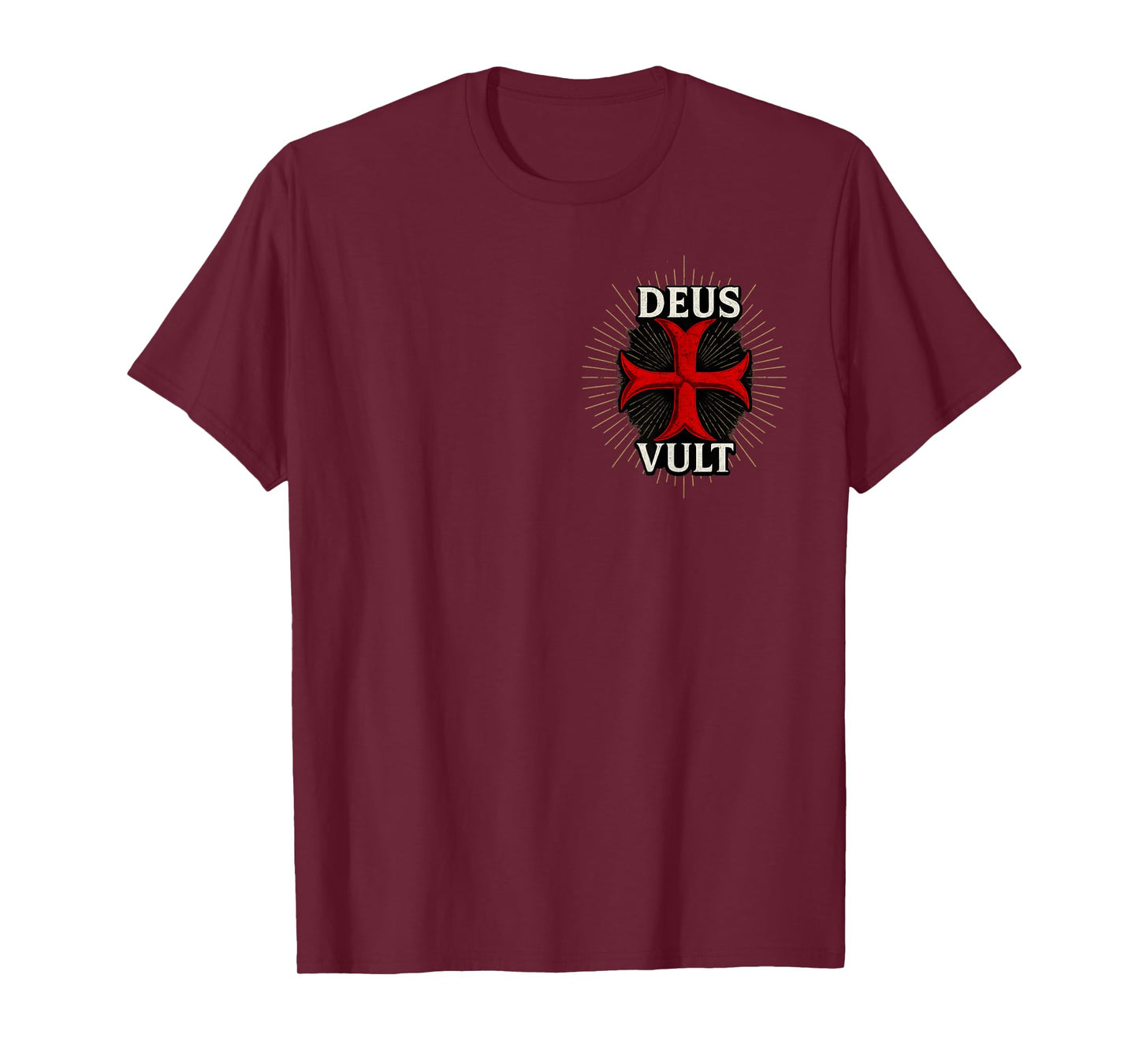 Deus Vult - Catholic Warrior of Christ T-Shirt