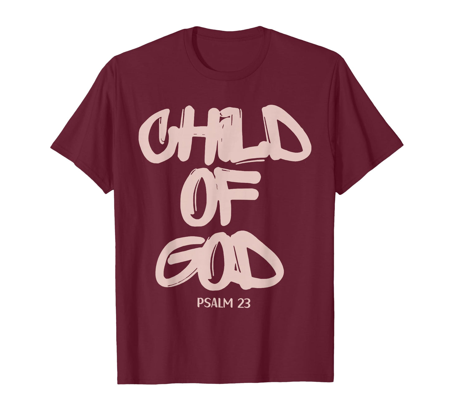 Child of God Kid Christian Faith Religious Jesus Bible Verse T-Shirt