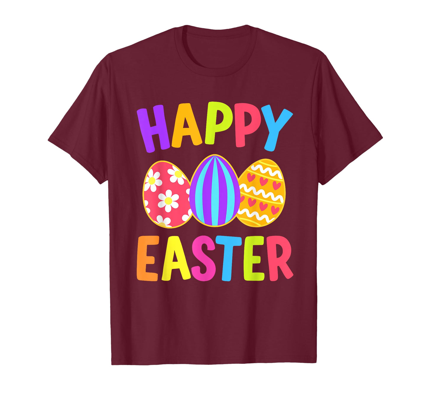 Happy easter day with colored eggs T-Shirt