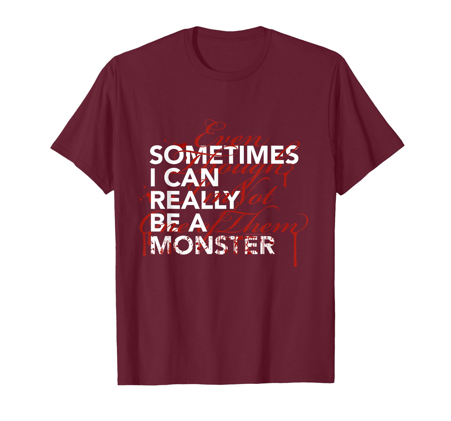 Official Dexter TV Show Sometimes I Can Really Be A Monster T-Shirt