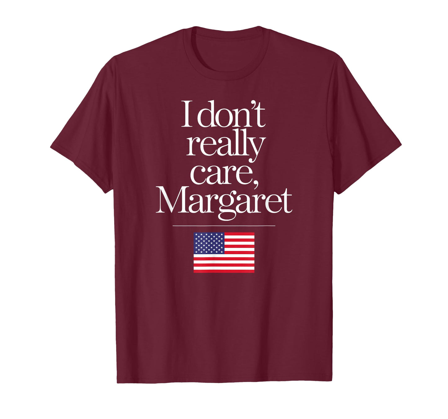 I Don't Really Care Margaret Funny Minimalist JD Vance T-Shirt
