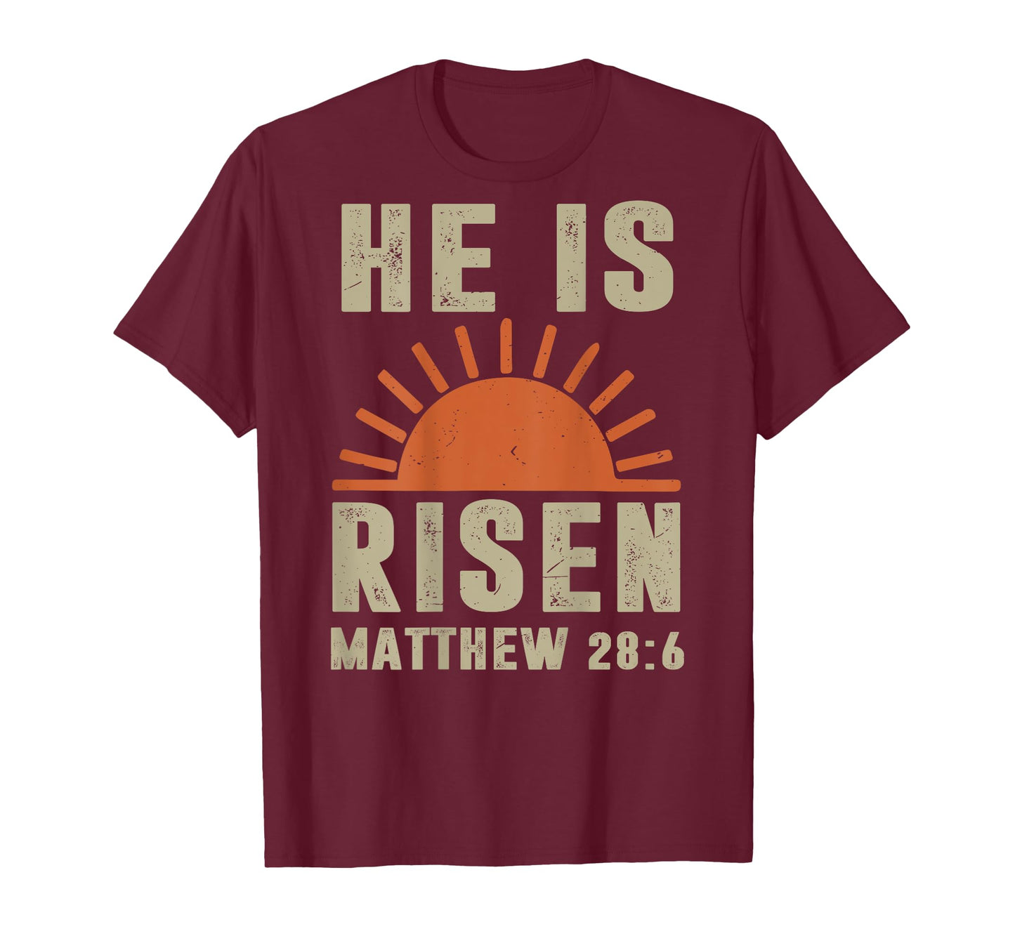 Toddler He is Risen Christian Easter God Sister Daughter Son T-Shirt