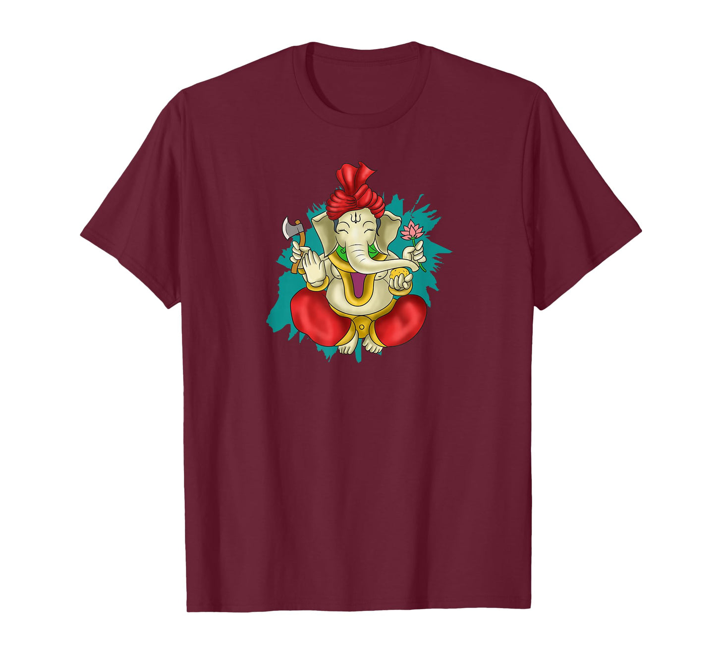 India Indian God Hindi Sikh Hindus Ganesha Elephant T-Shirt