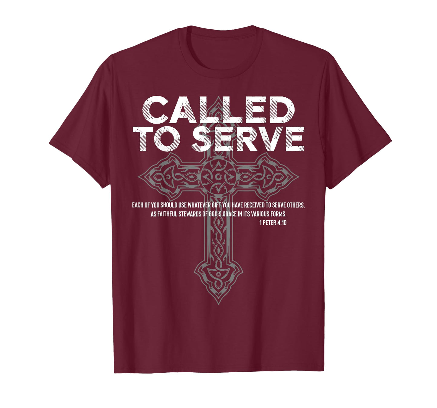 Christian Faith Go Spread The Gospel Called To Serve T-Shirt
