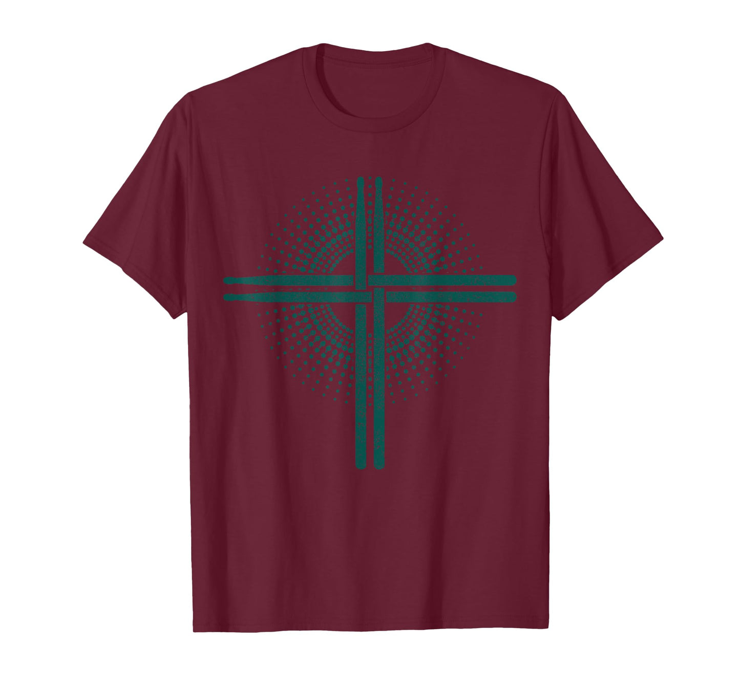 Christian Drummer Drumsticks Cross Drumming for Jesus T-Shirt