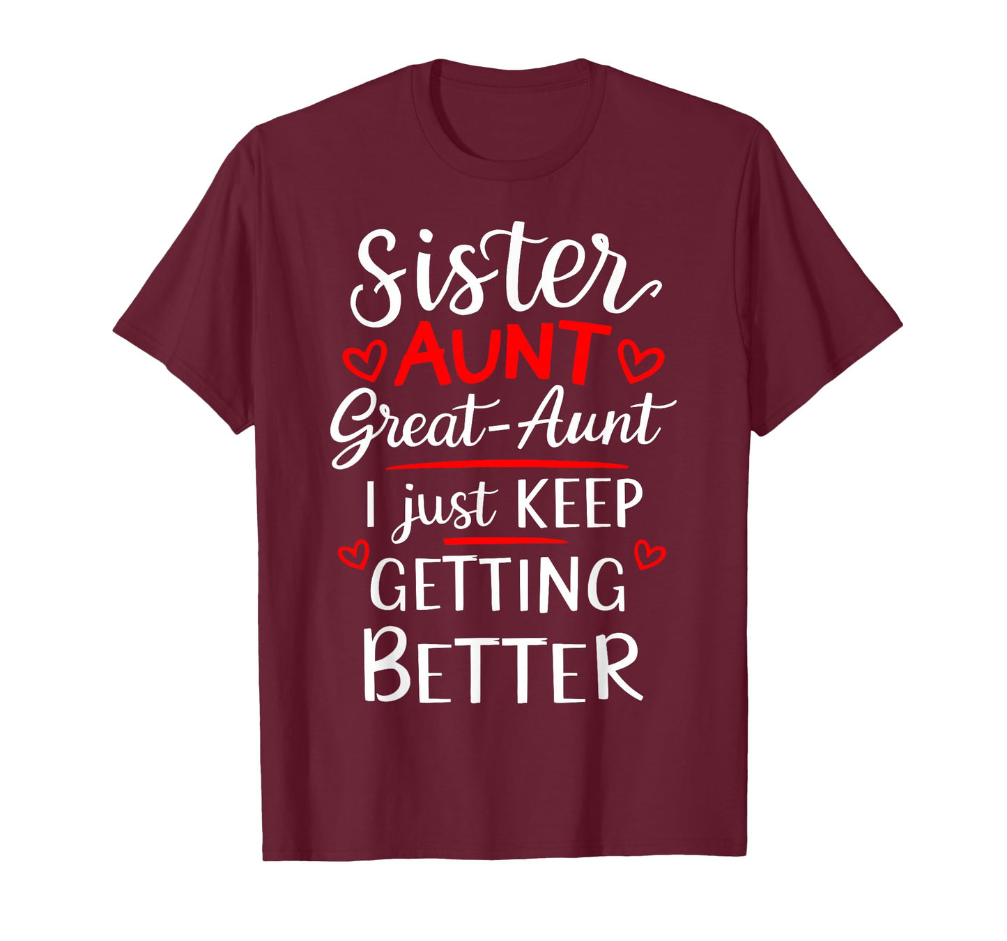 Mother's Day Grandkids Sister Aunt Great Aunt T-Shirt