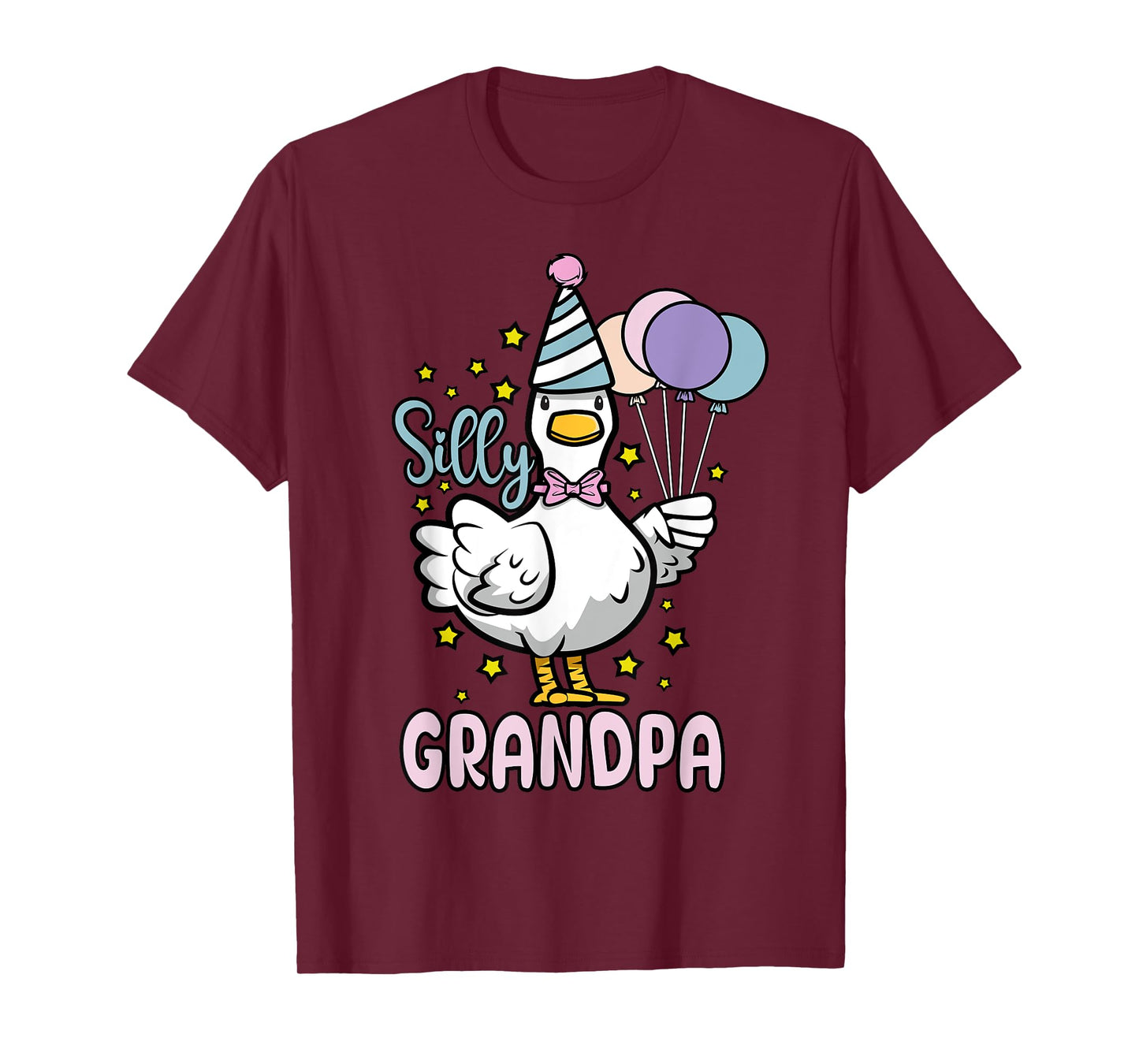 Silly Grandpa Goose Silliest Birthday Party Family Matching T-Shirt