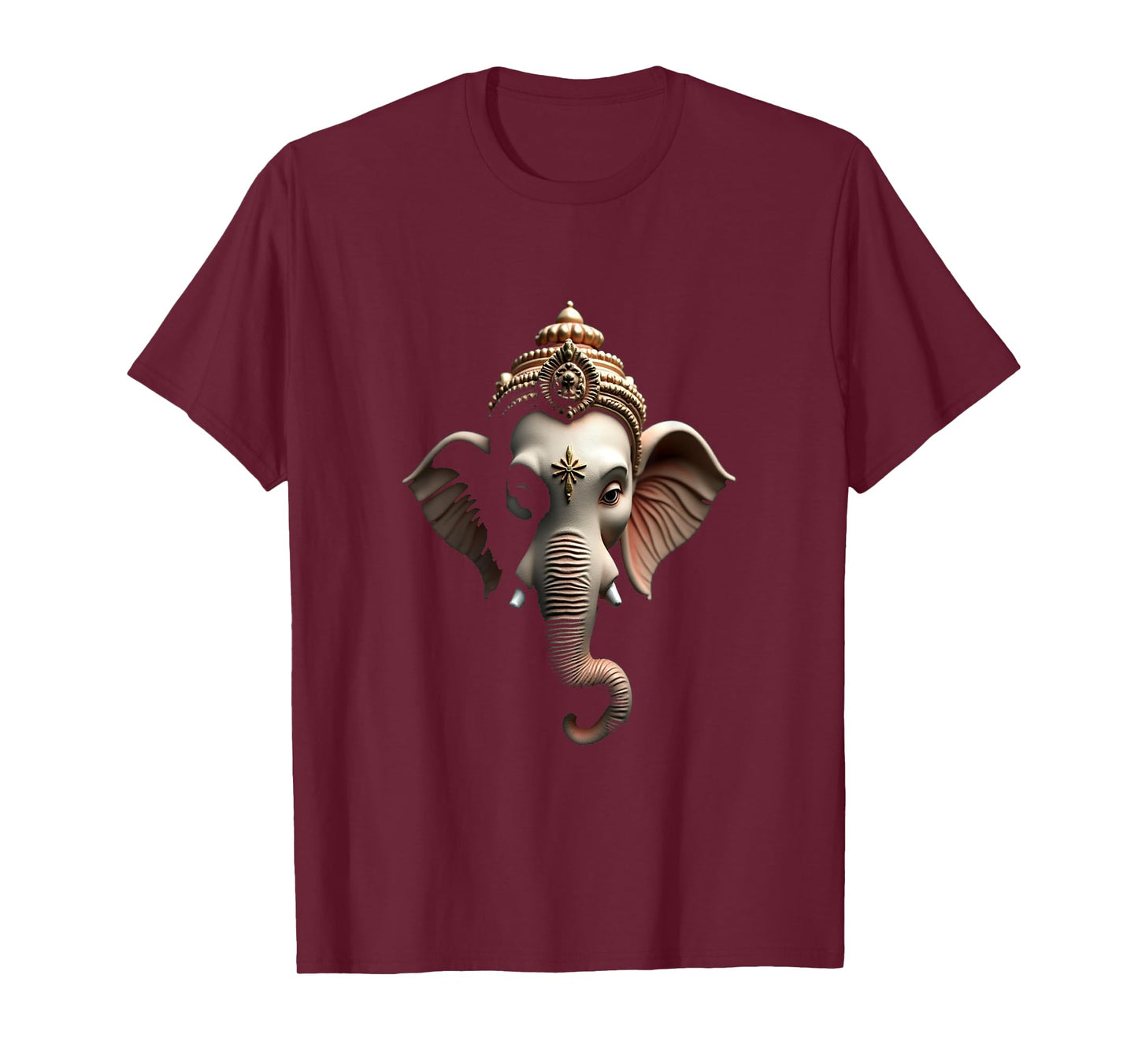 Ganesha Head Hindu God Art T-Shirt